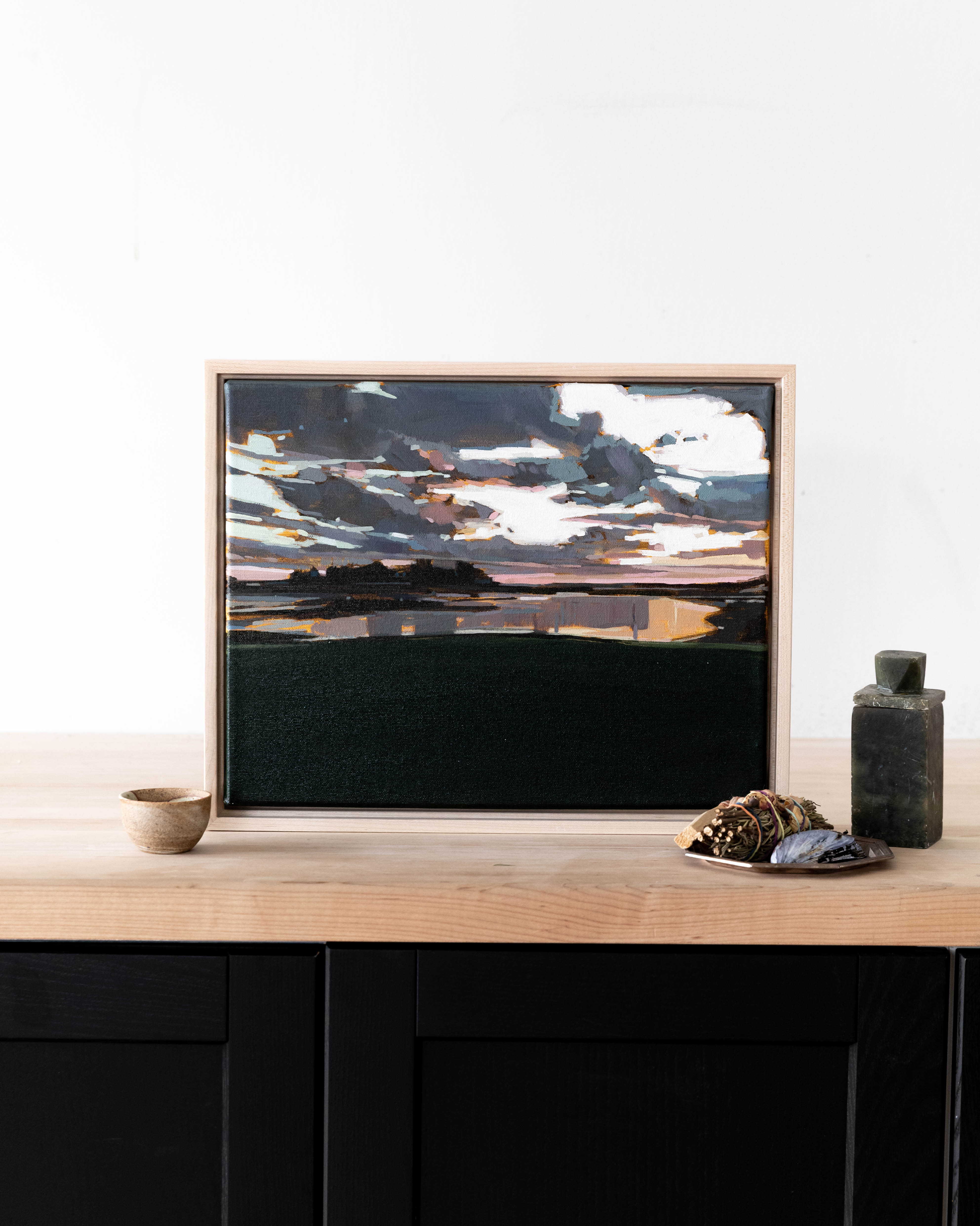 Harpswell Sunset | Stretched Print on Canvas