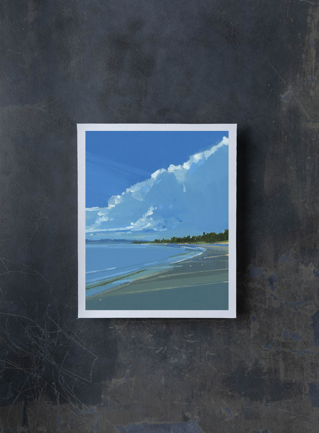 Cranberry Blue | Print on Canvas