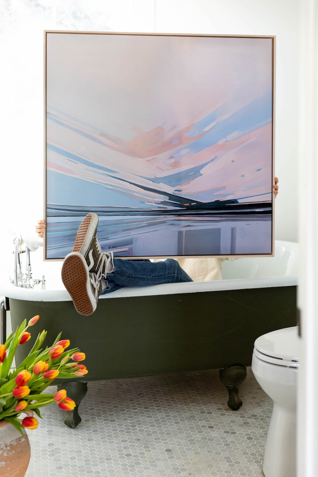 Higgins Beach Rose | Stretched Print on Canvas