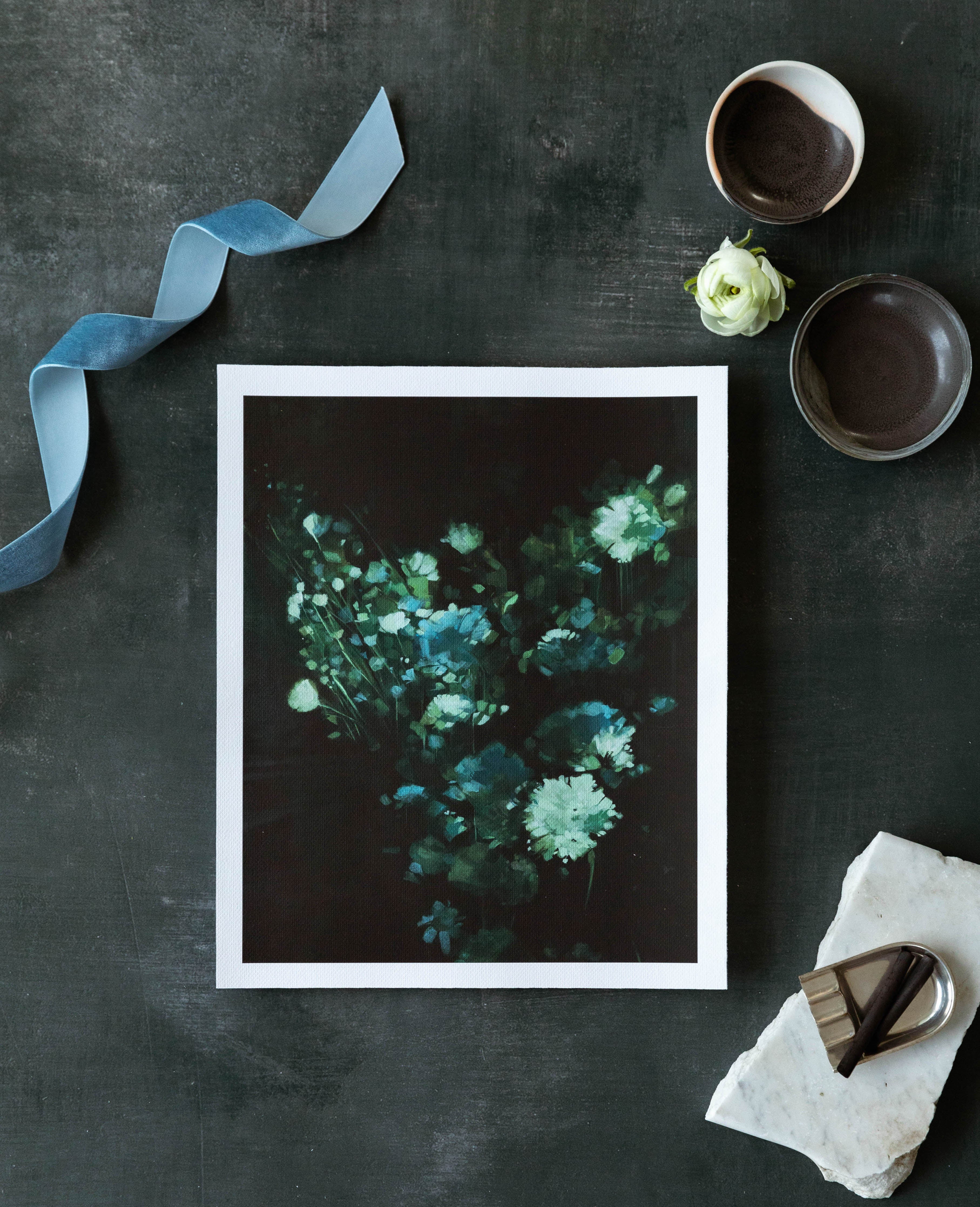 Framed Queen Anne's Lace | Print on Canvas