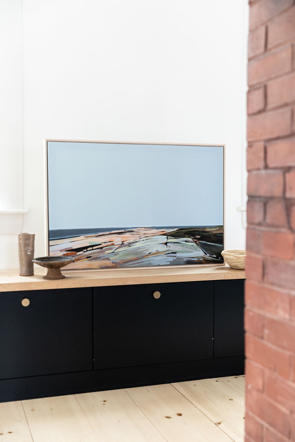 Baker Island Blue | Stretched Print on Canvas