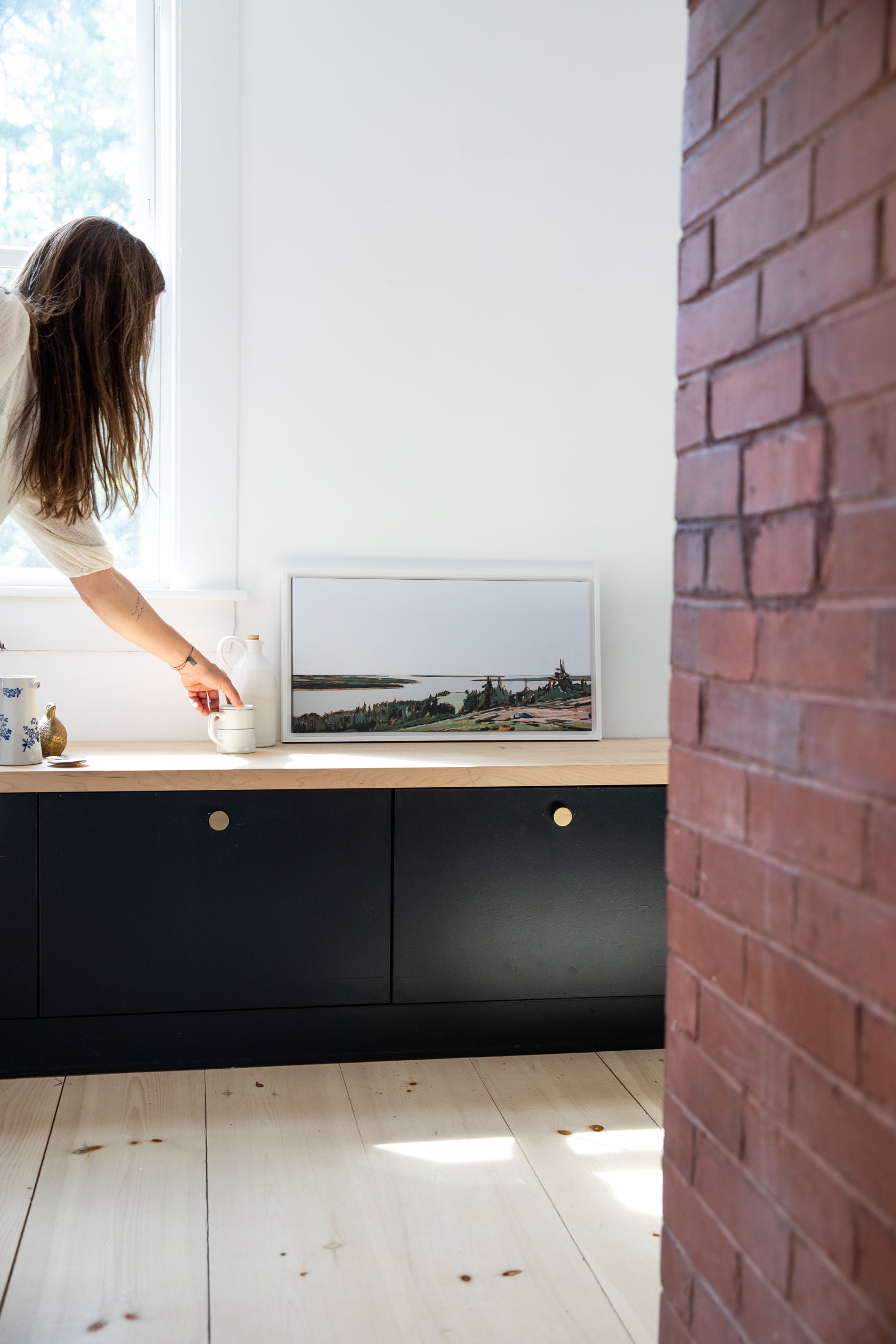 Flying Mountain Sound | Stretched Print on Canvas