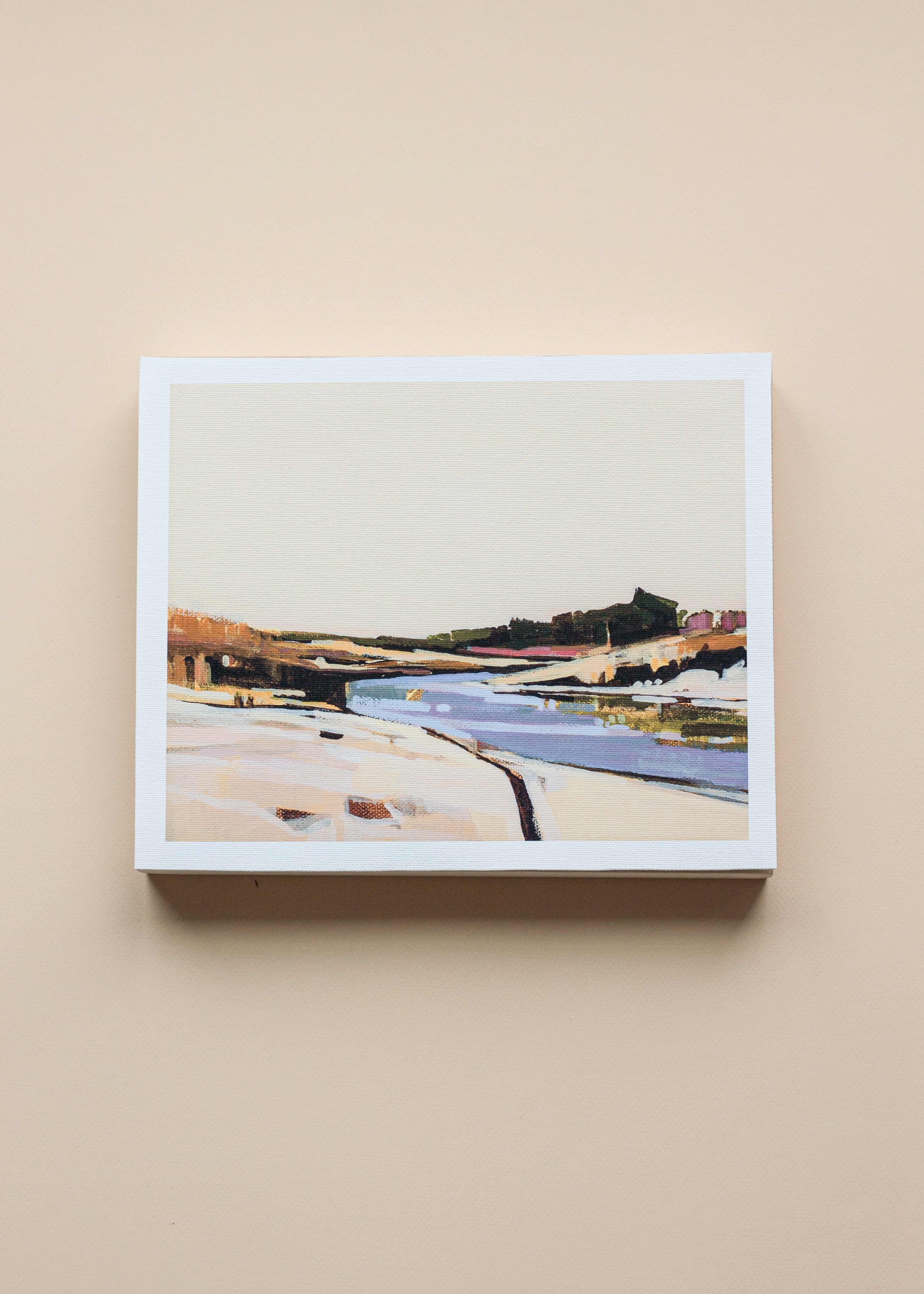 Crescent Beach Ecru | Print on Canvas