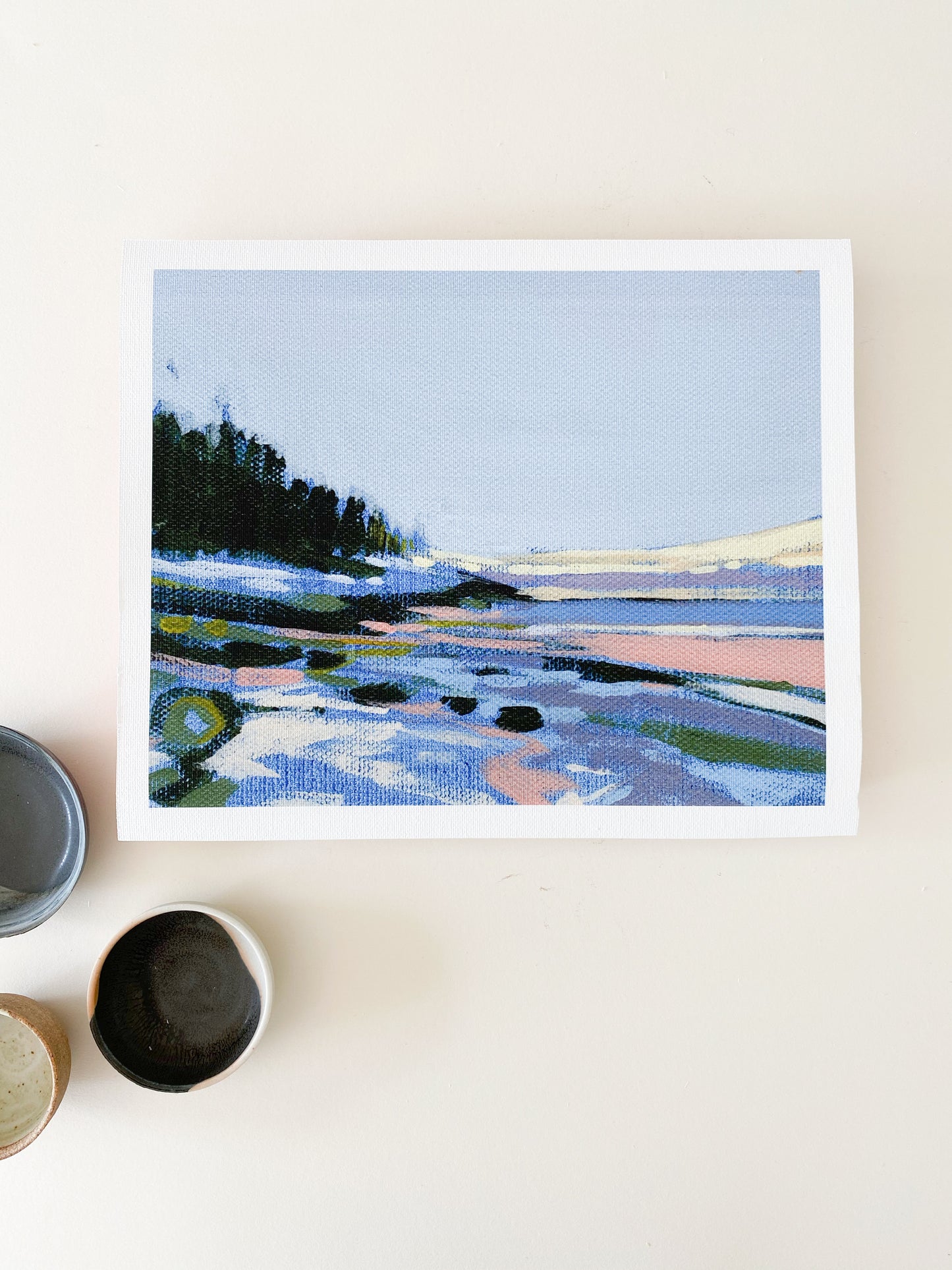 Sand Beach Violet Great Head | Print on Canvas