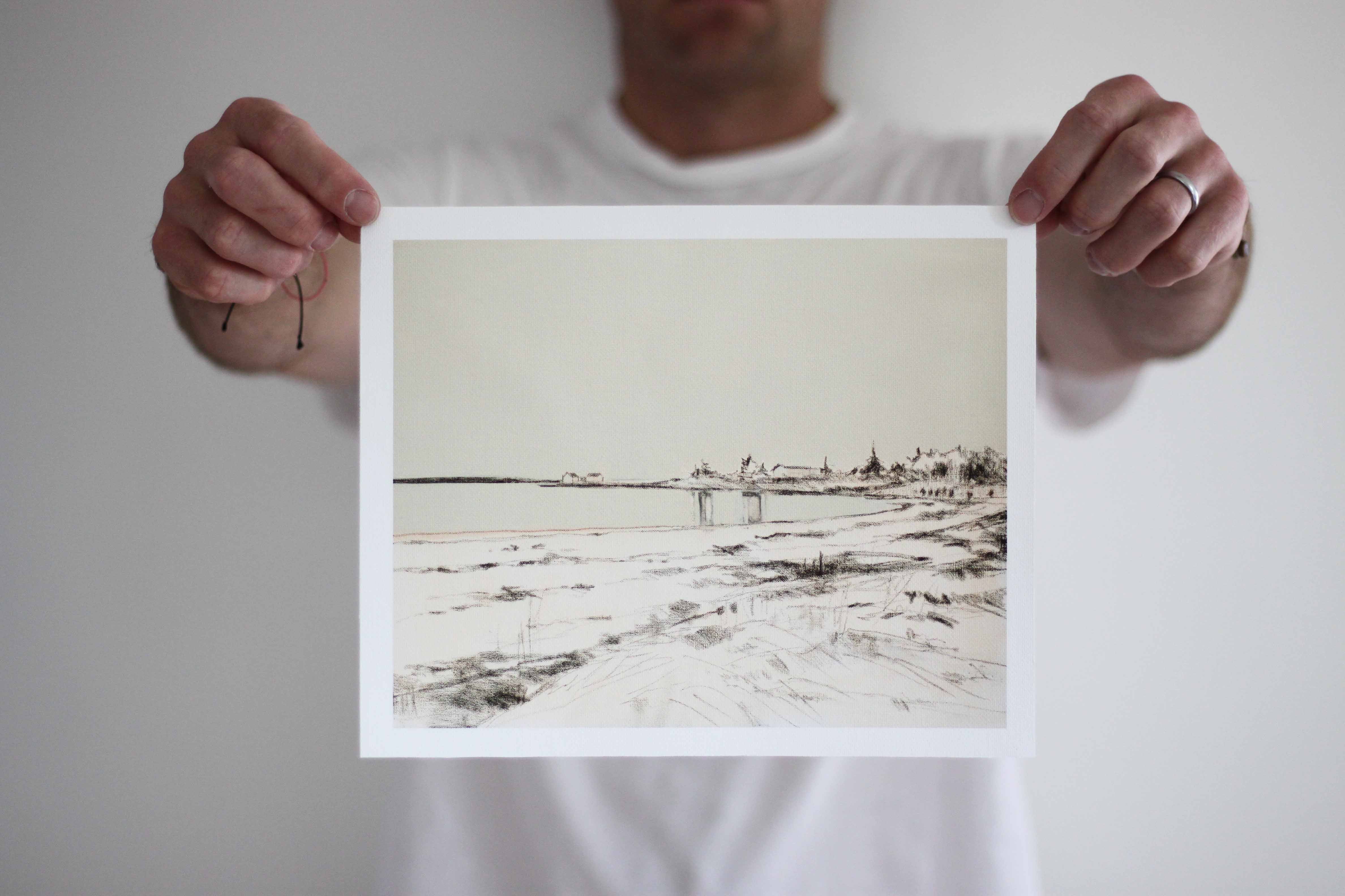 Willard Beach Mixed Media | Print on Canvas