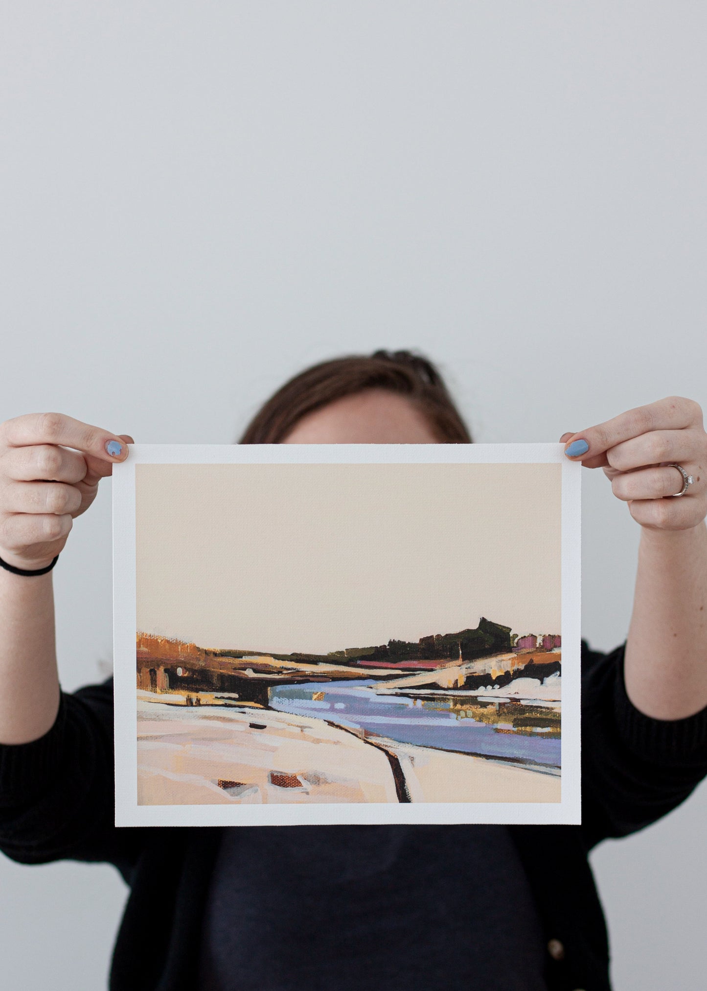 Crescent Beach Nude | Print on Canvas