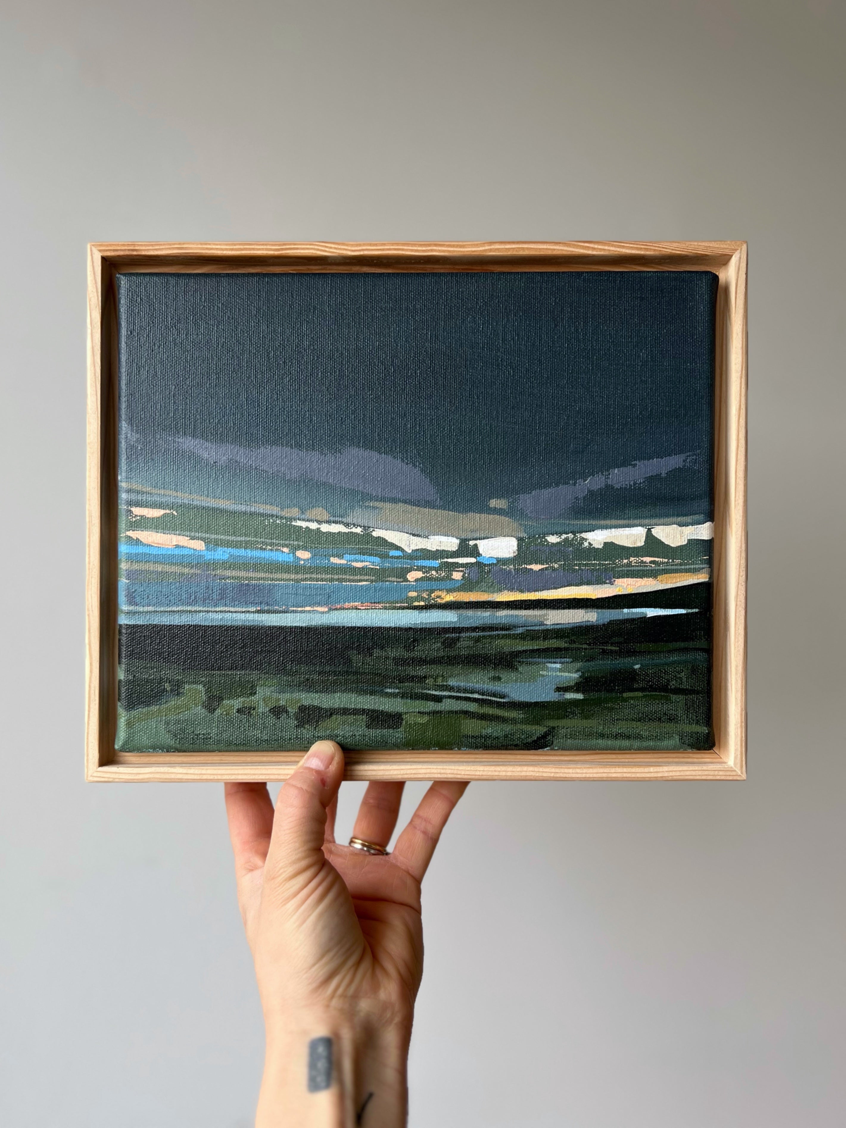 Great Head Sunset | 8x10 | Acrylic on Canvas Framed