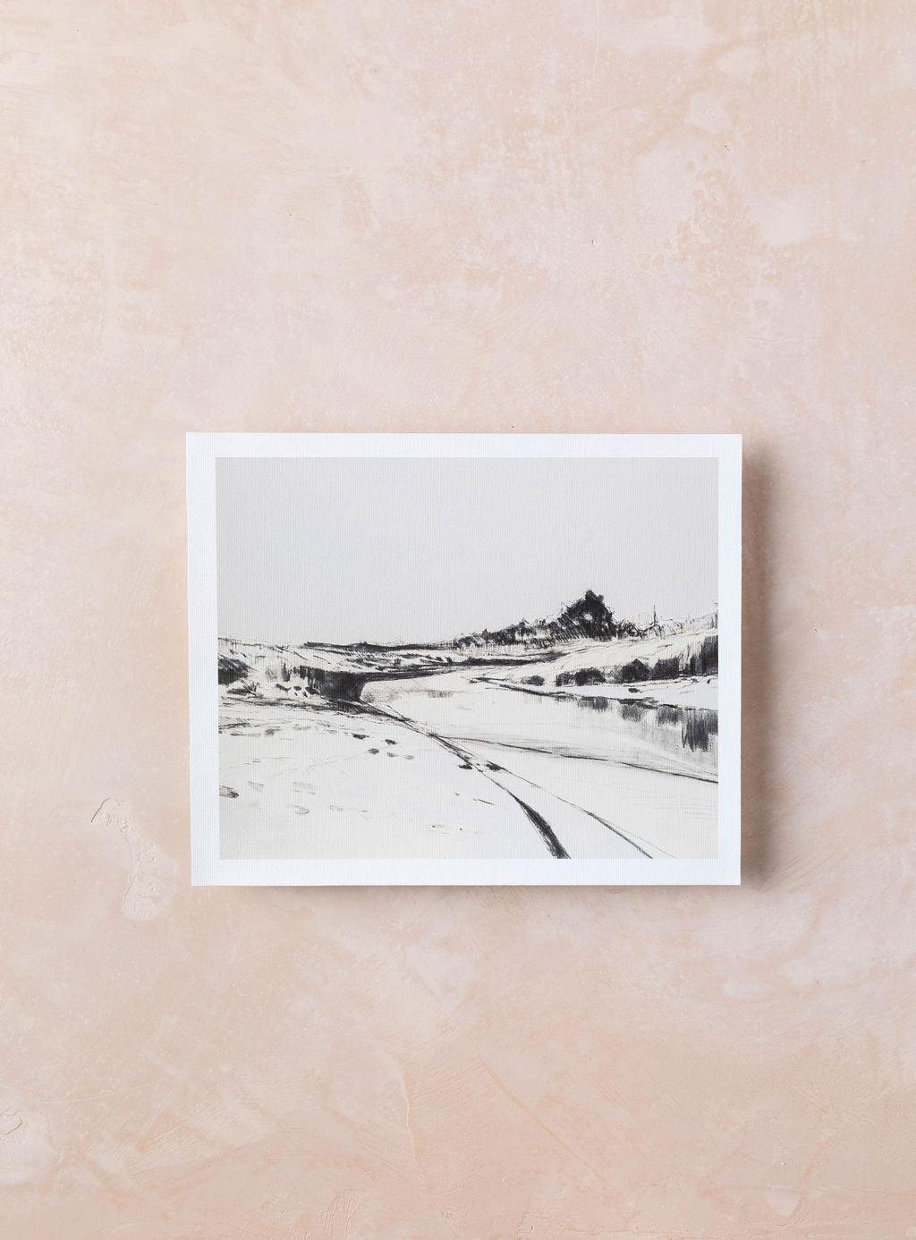 Crescent Beach Mixed Media | Print on Canvas