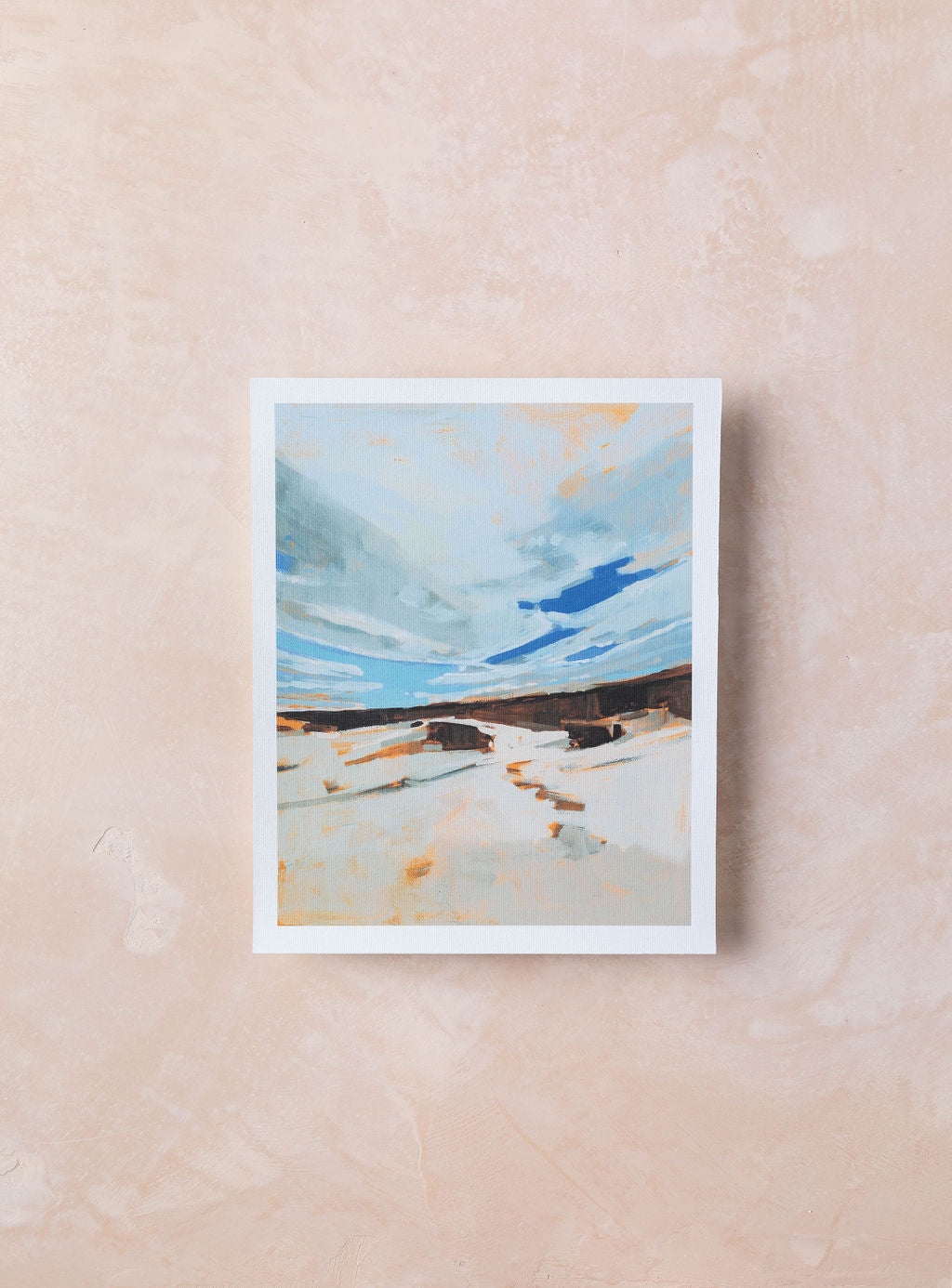 Ferry Beach Orange | Print on Canvas