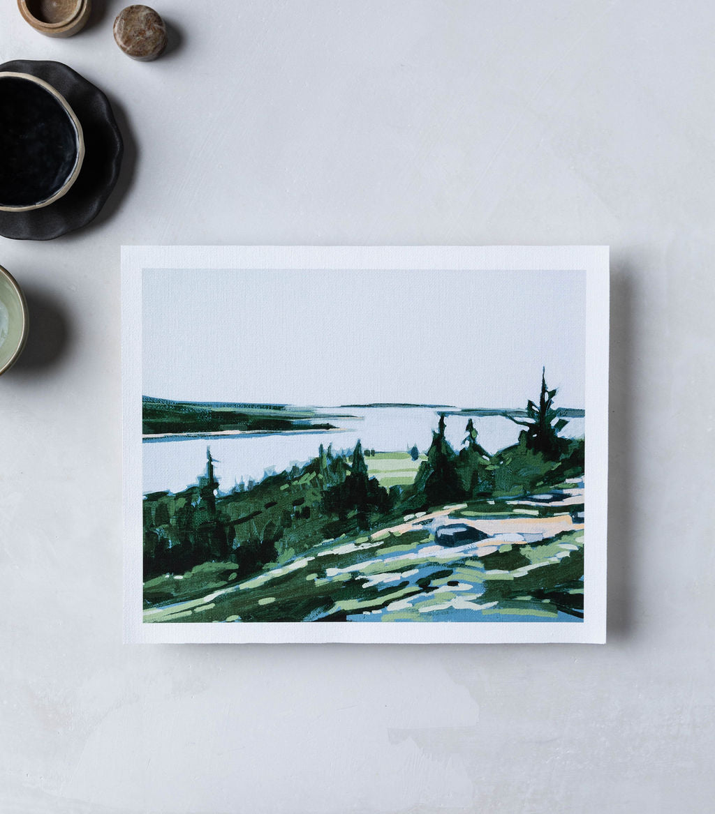 Somes Sound Lookout | Print on Canvas