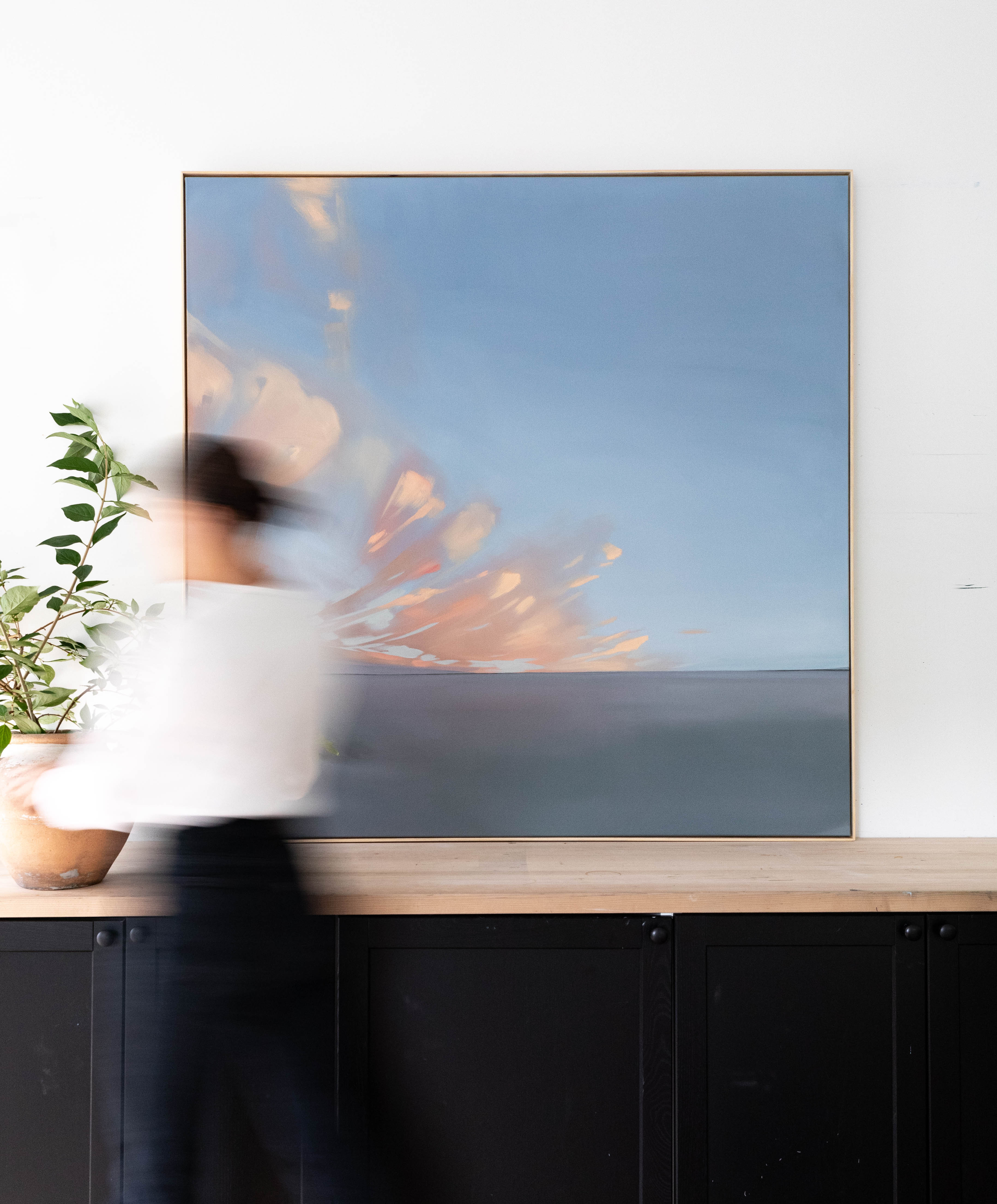 Edgecomb Sunset | 60x60 | Acrylic on Canvas Framed