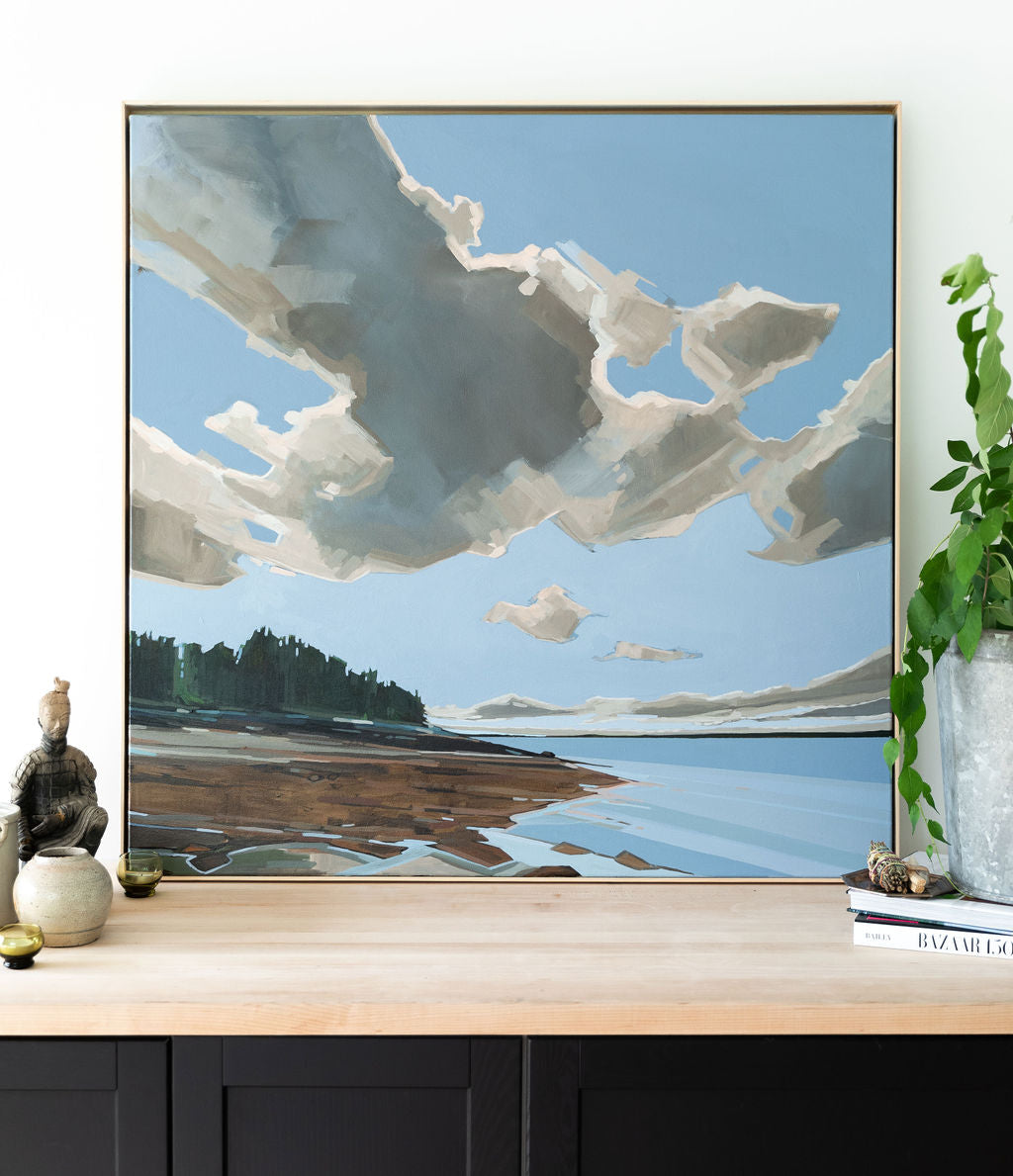 Cranberry Island Rendition 4 | 40x40 | Acrylic on Canvas Framed