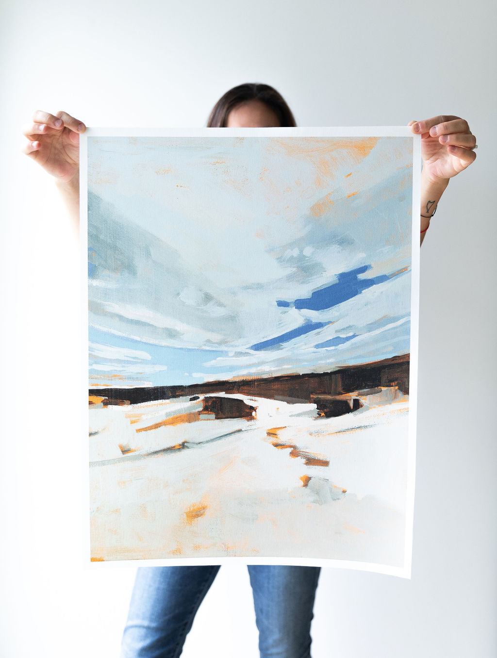 Ferry Beach Orange | Print on Canvas