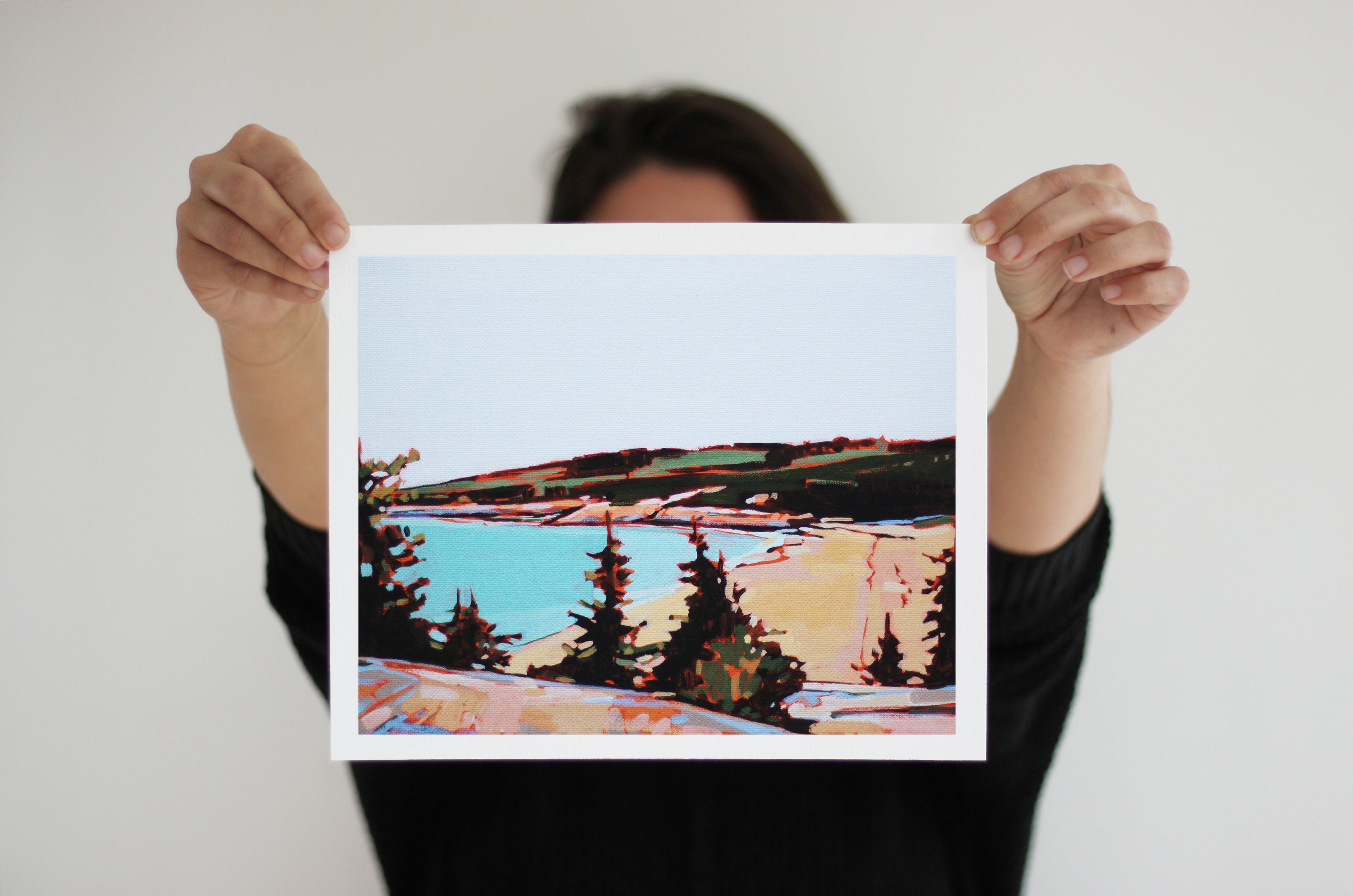 Sand Beach Great Head | Print on Canvas