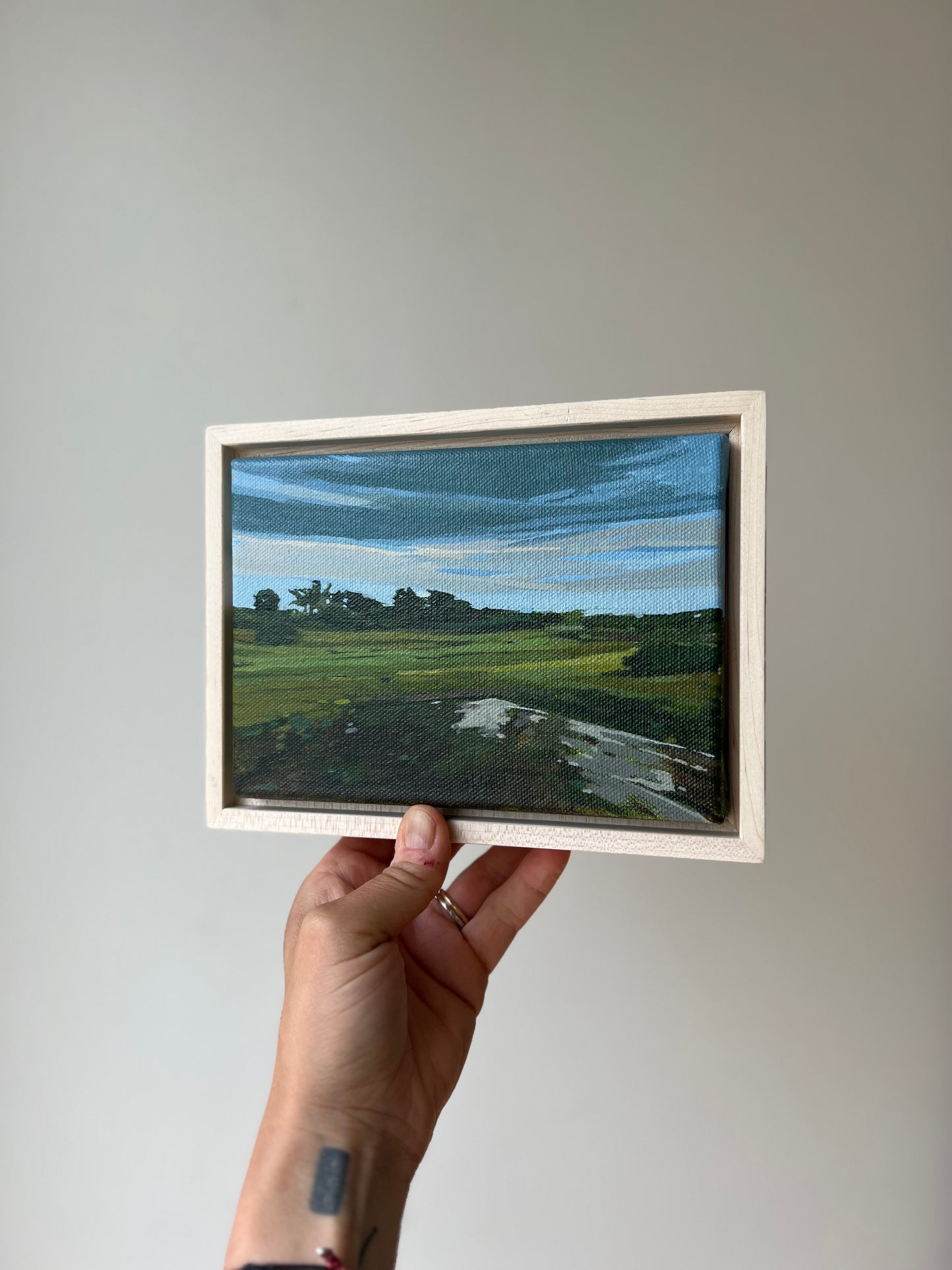 Bangs Island Study | 5x7 | Acrylic on Canvas Framed