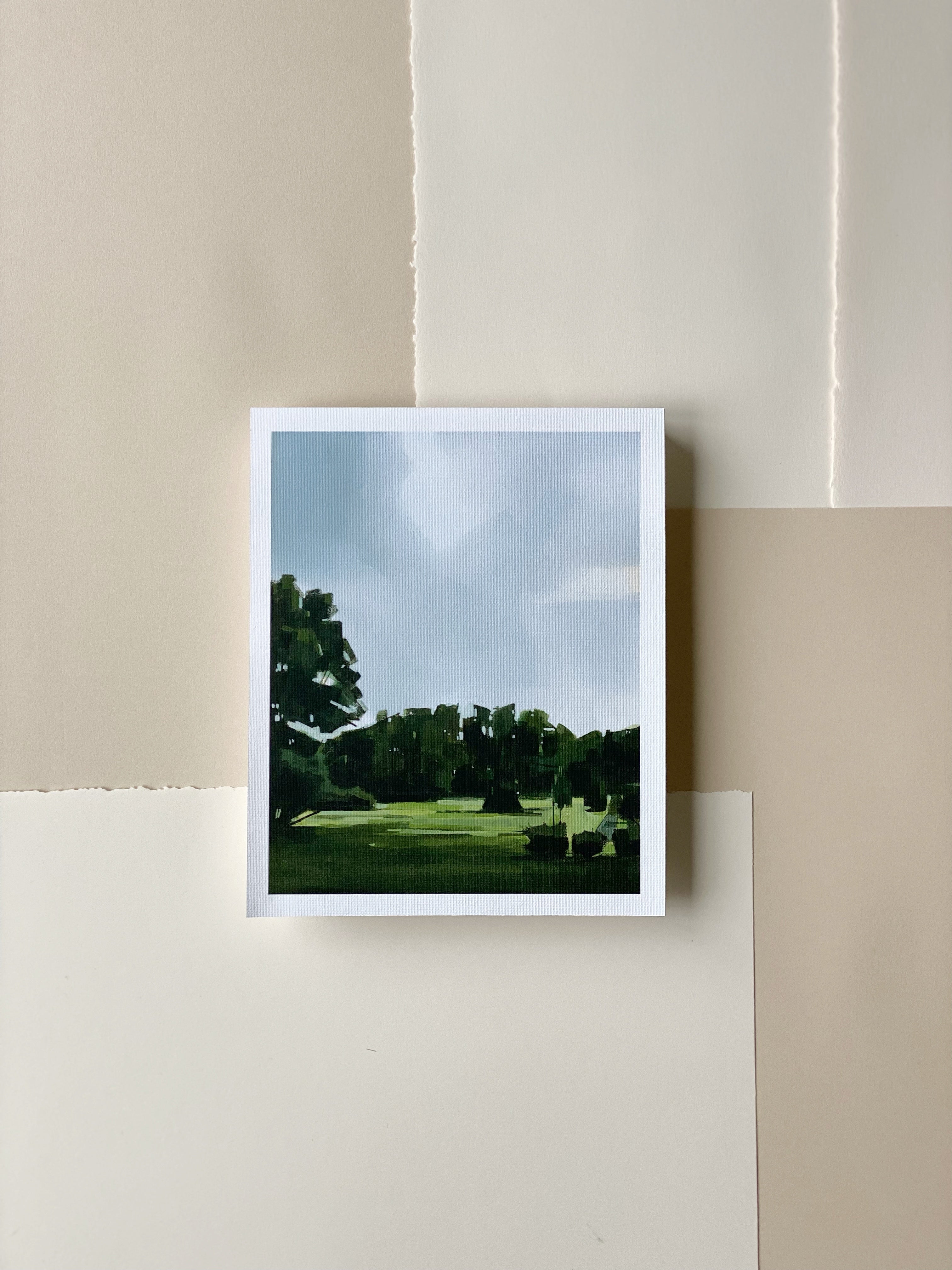 Bridgehampton Backyard Summer | Print on Canvas