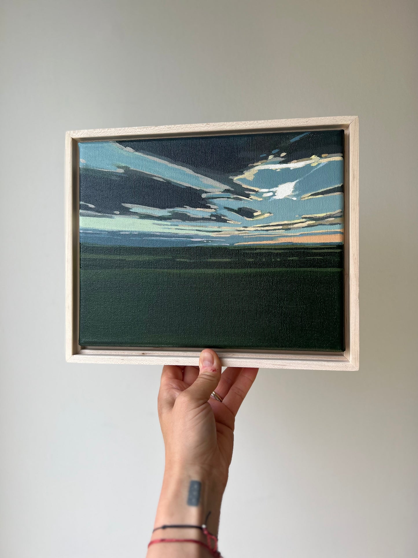 Patten Sunset | 8x10 | Acrylic on Canvas Framed