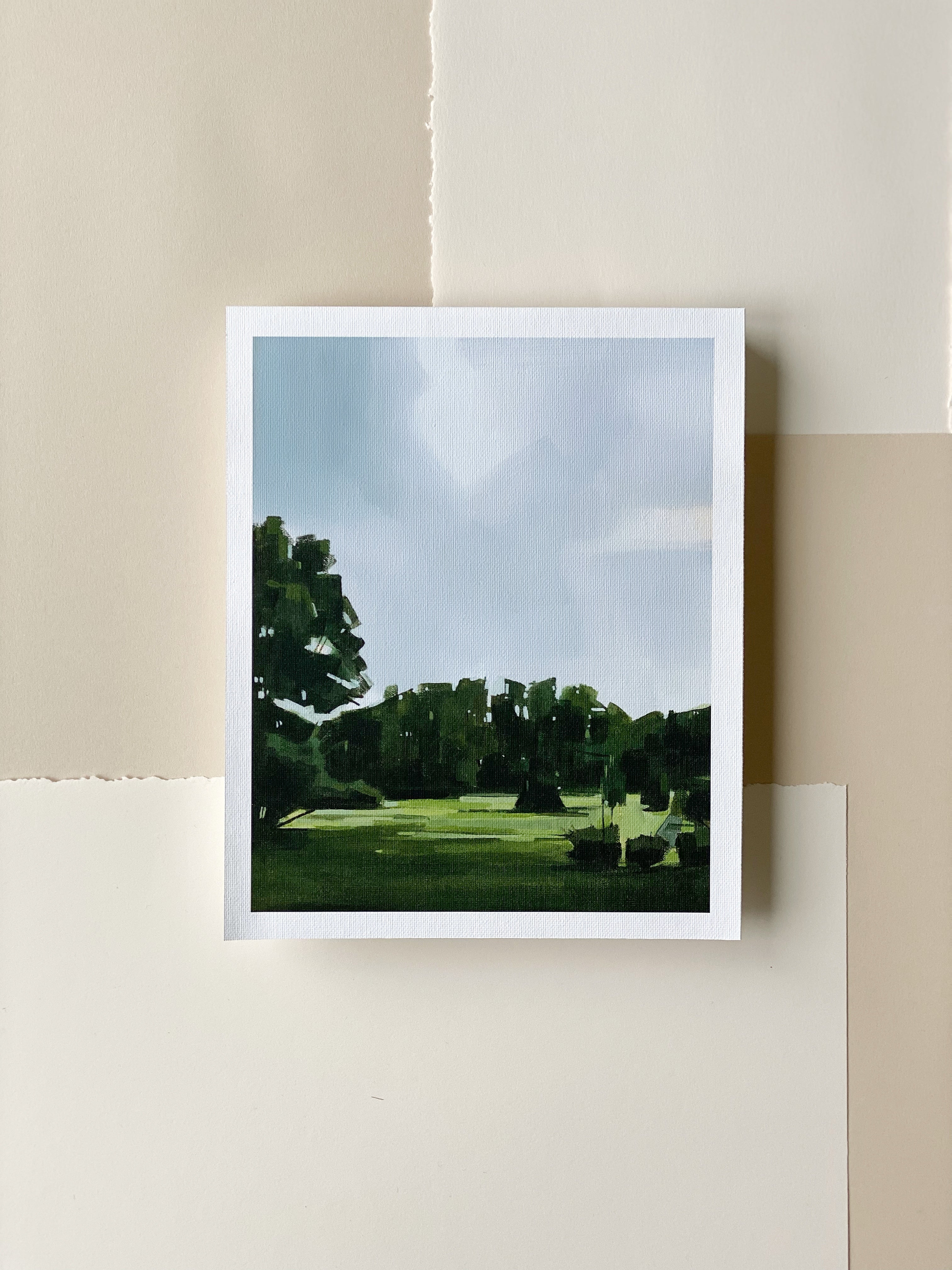 Bridgehampton Backyard Summer | Print on Canvas