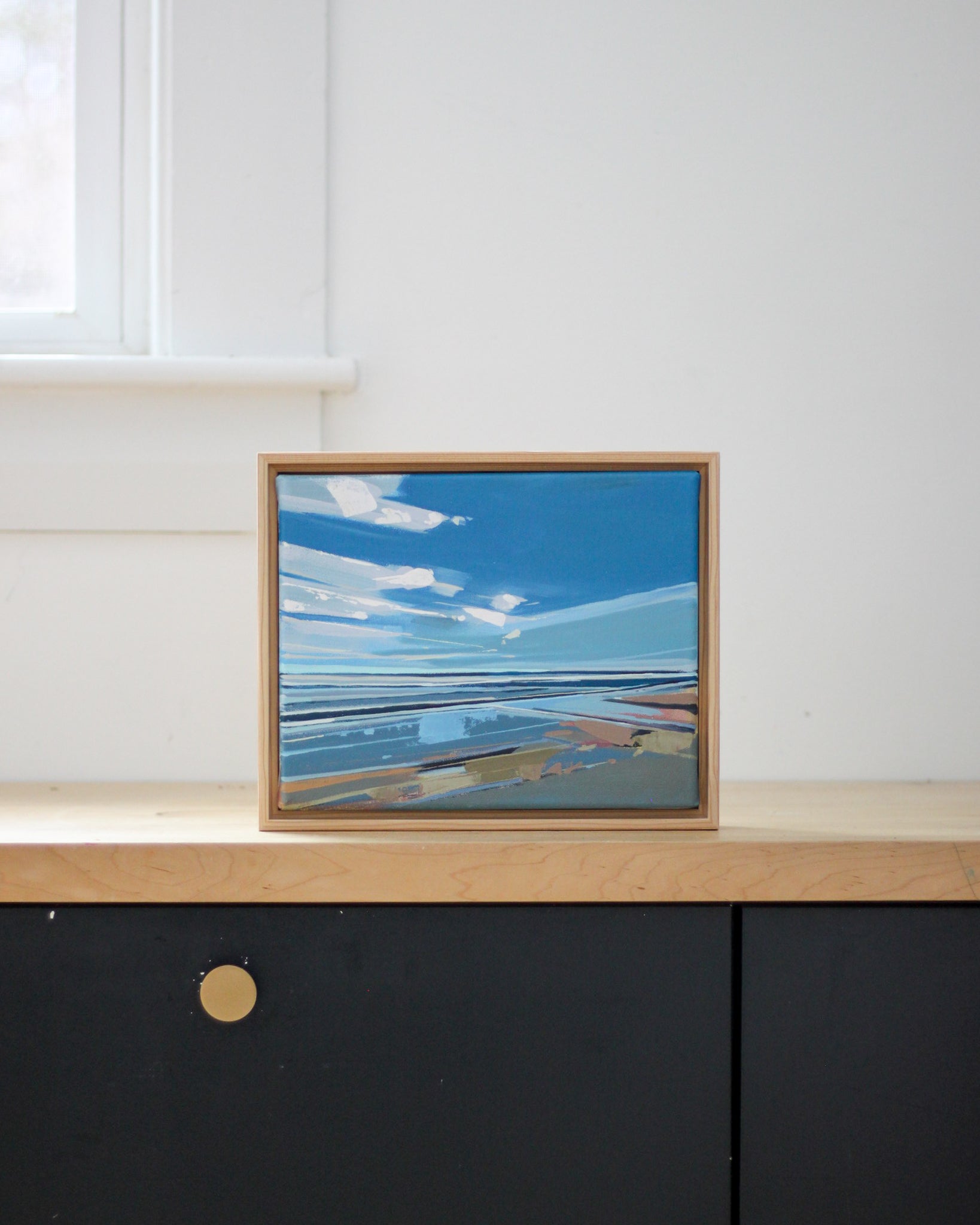 Higgins Beach Spring | 8x10 | Acrylic on Canvas Framed
