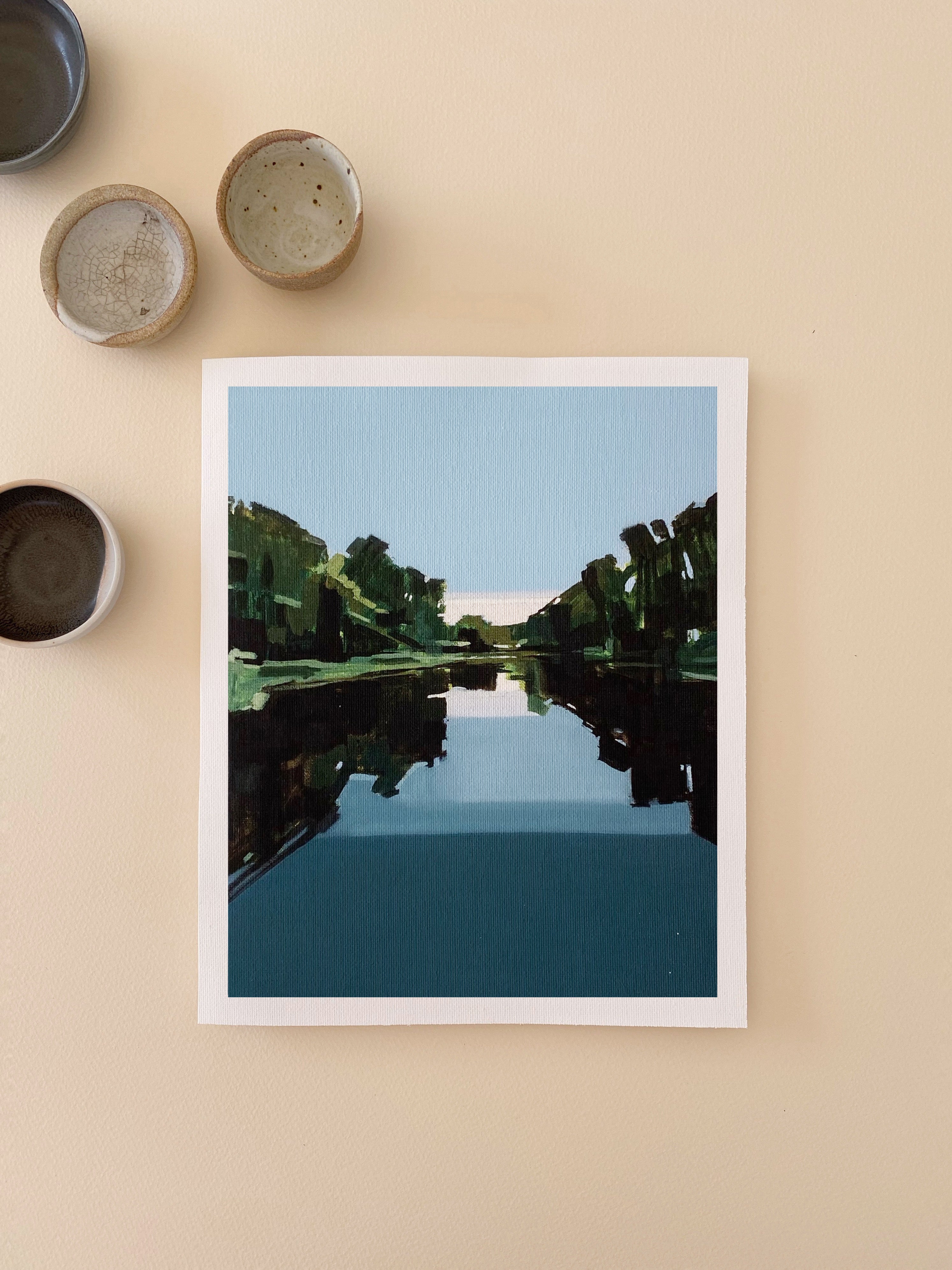 Mill Pond Blue | Print on Canvas