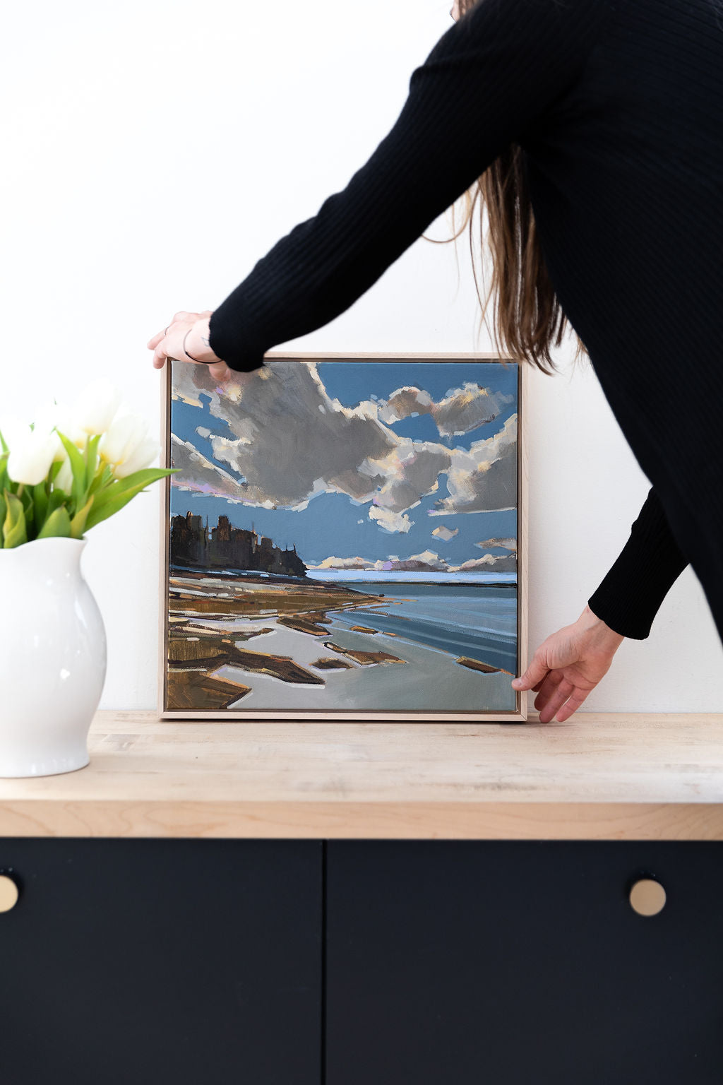 Cranberry Island Summer | 16x16 | Acrylic on Canvas