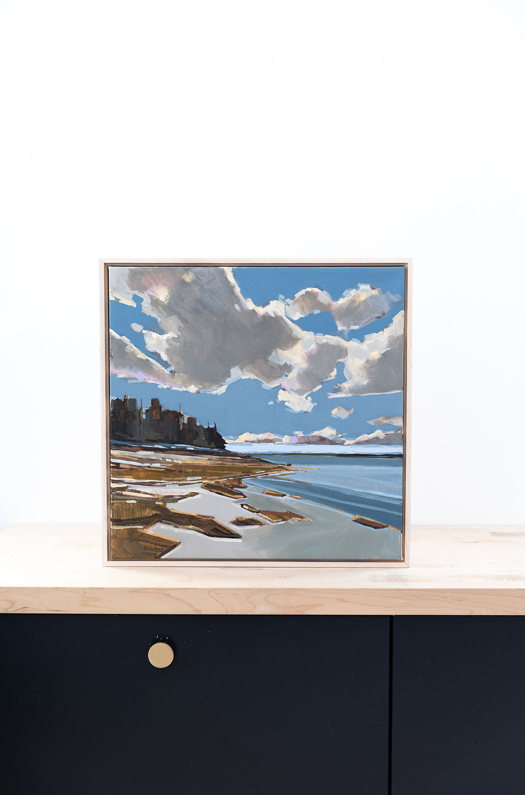 Cranberry Island Summer | Framed Stretched Print on Canvas