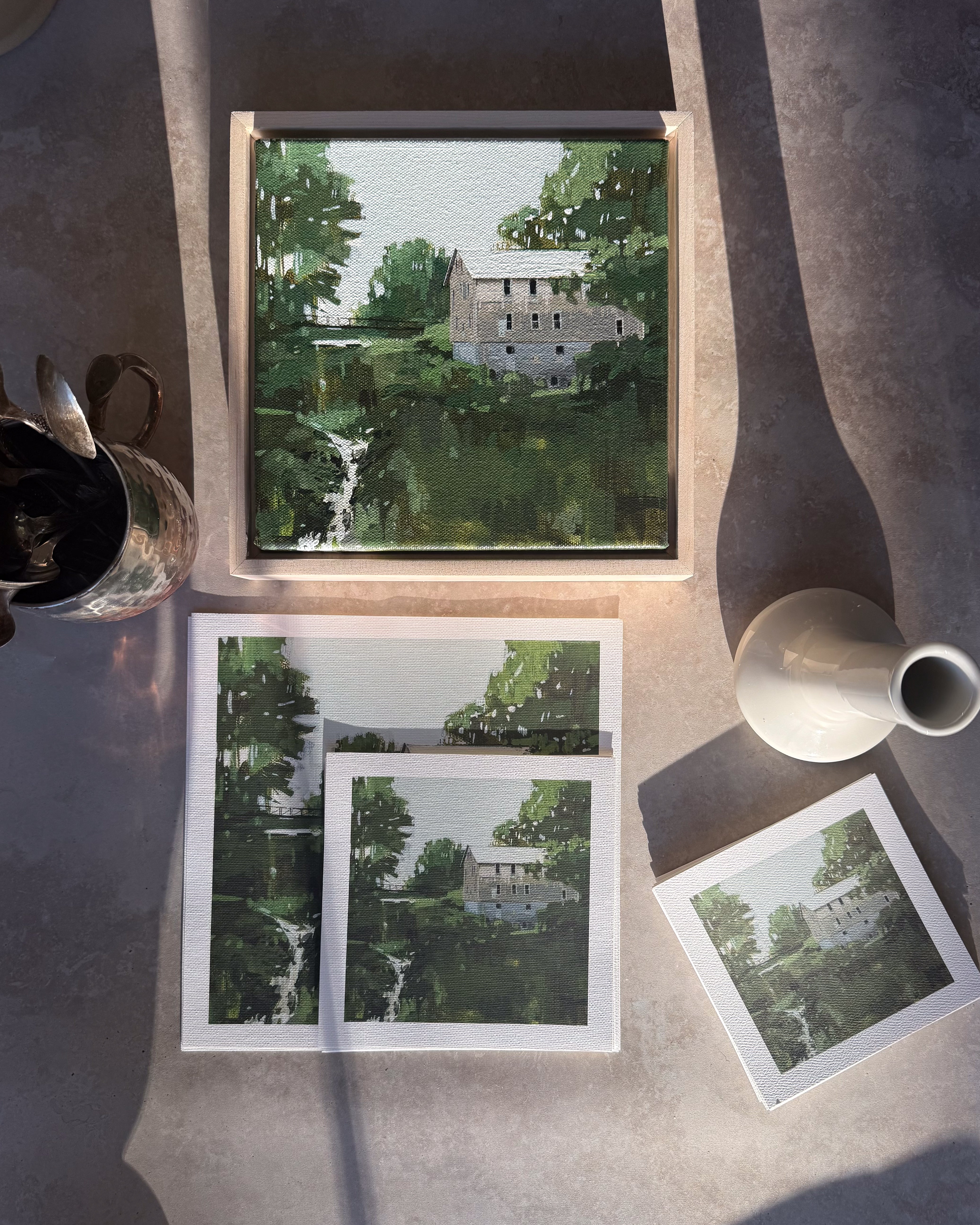 Lost Kitchen Study | 8x8 | Acrylic on Canvas Framed