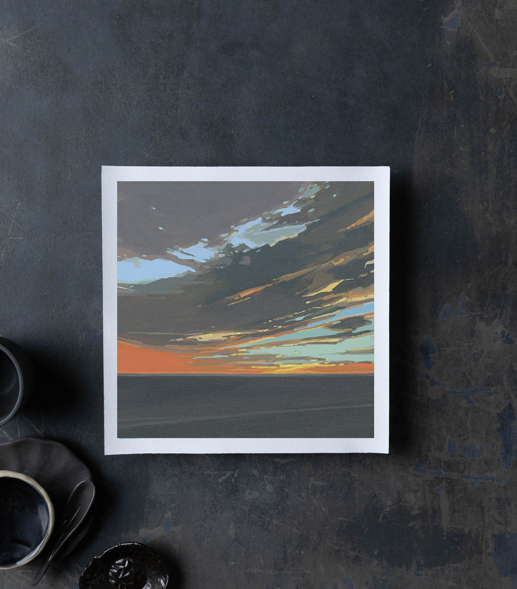 Faroe Islands Sunset | Print on Canvas