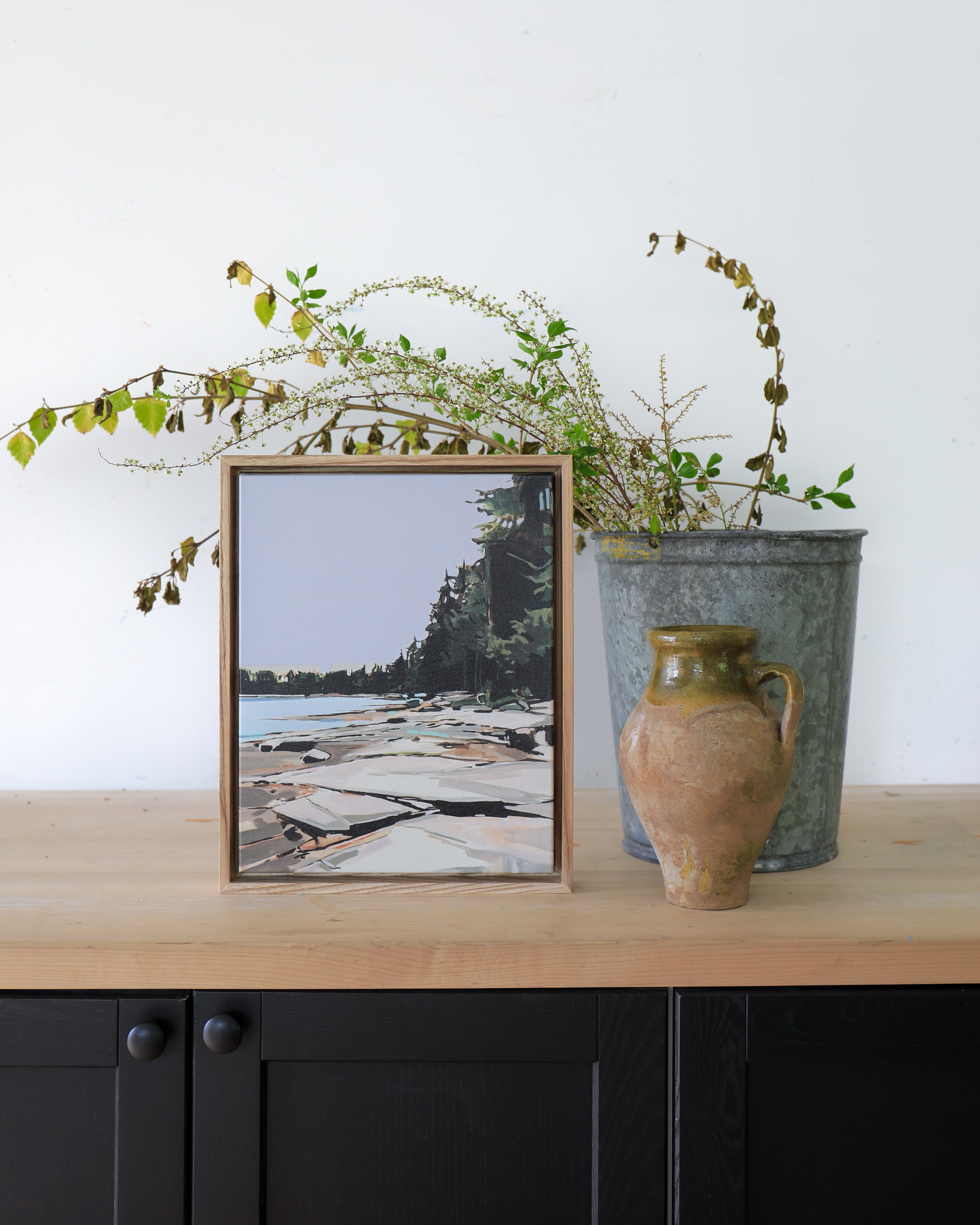 Fernald Cove Periwinkle | Stretched Print on Canvas