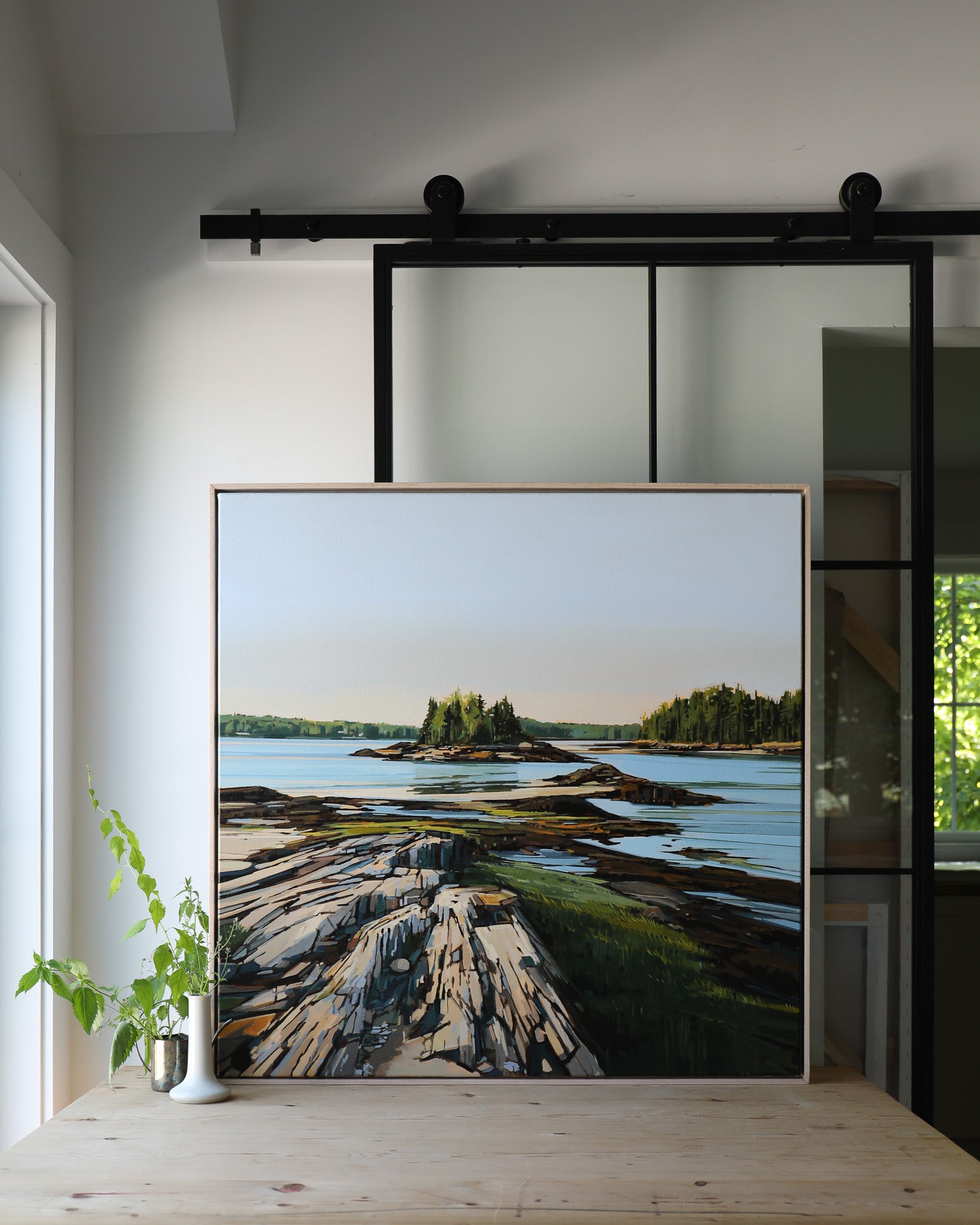 RESERVED KE Commission | 36x36 | Original Acrylic Painting on Canvas Framed