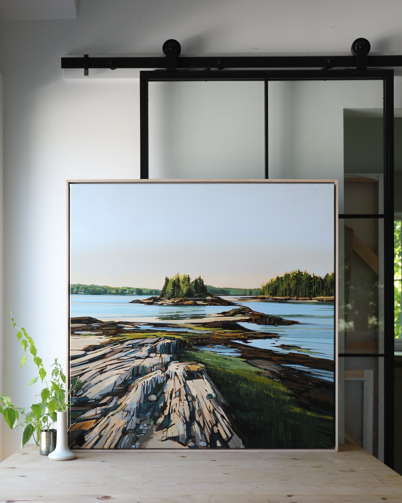 RESERVED KE Commission | 36x36 | Original Acrylic Painting on Canvas Framed
