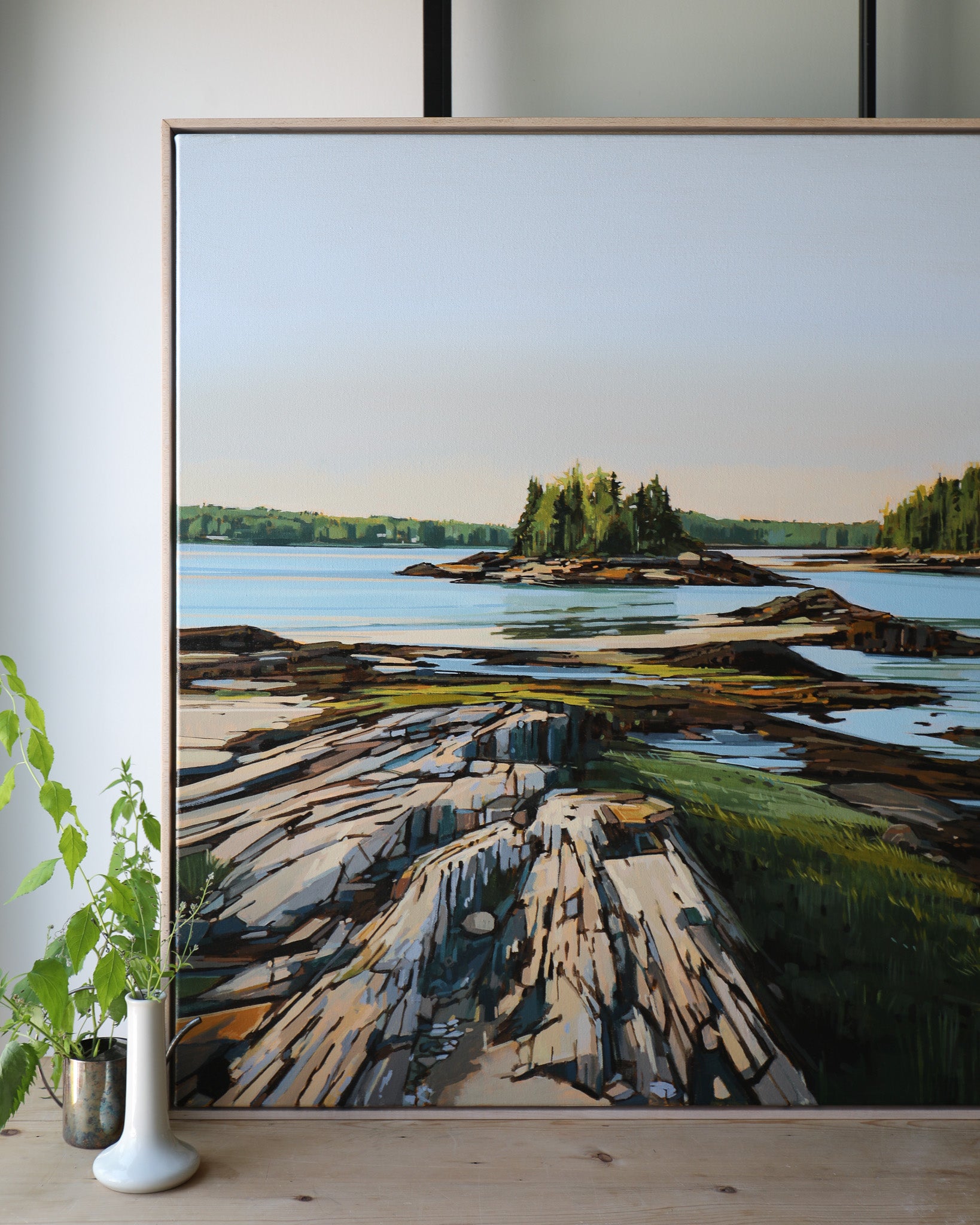 RESERVED KE Commission | 36x36 | Original Acrylic Painting on Canvas Framed