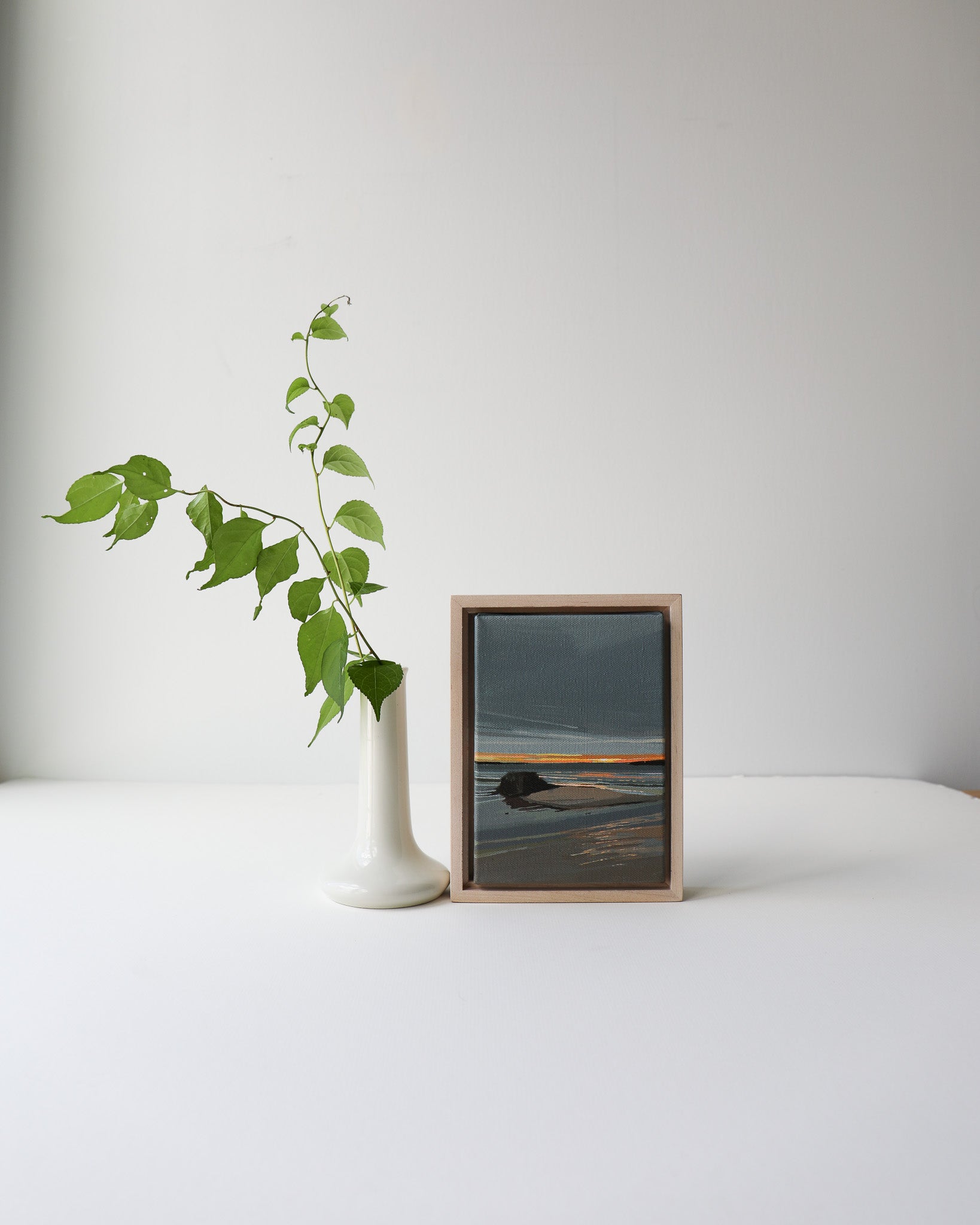 Low Tide Sunrise Study | 5x7 | Acrylic on Canvas Framed