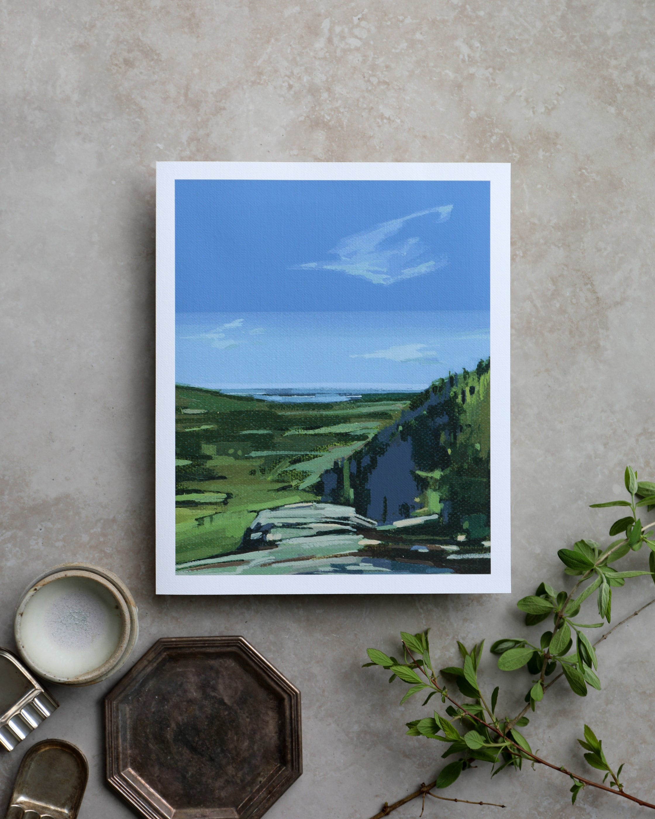 Beach Cliff | Print on Canvas