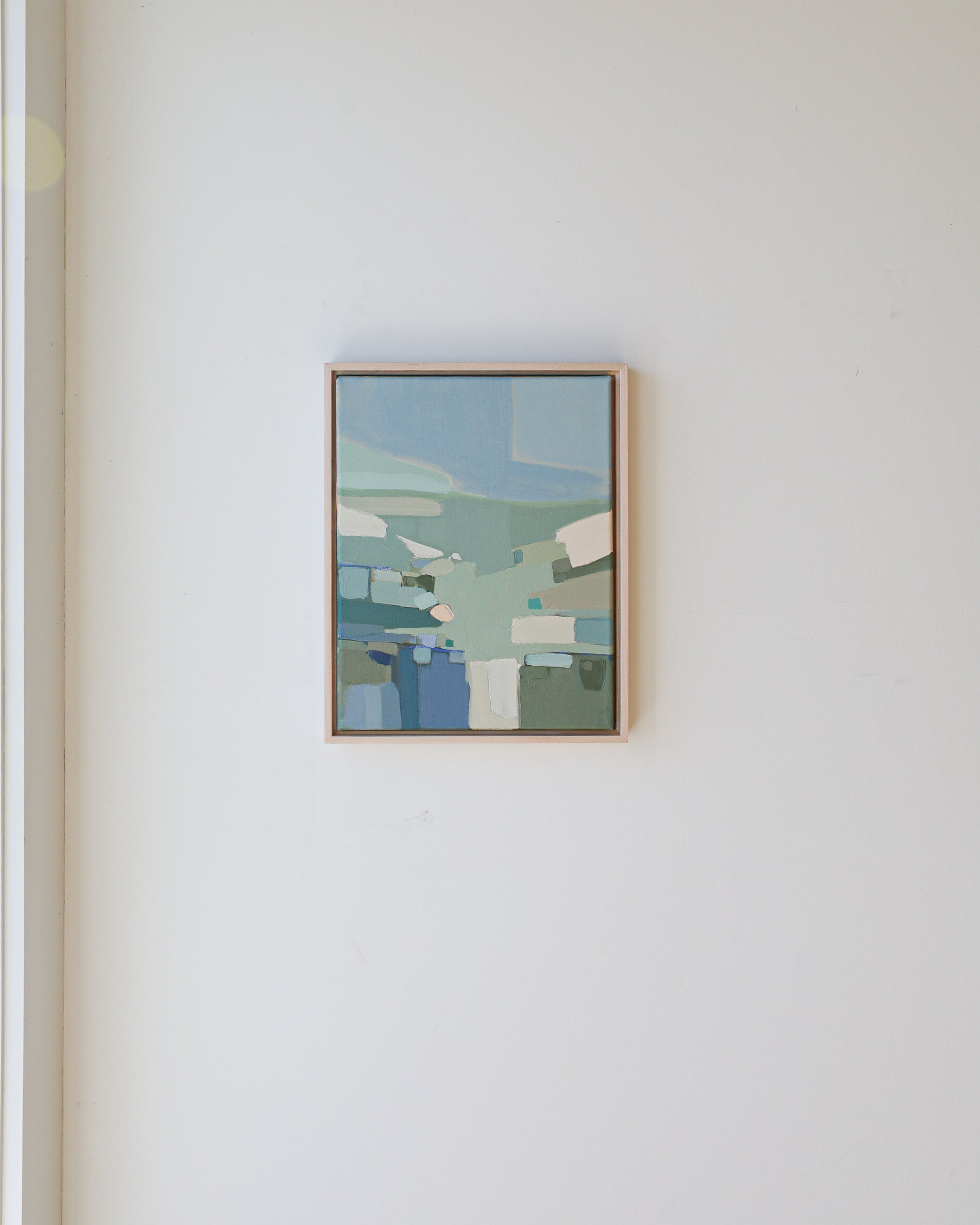 Spring Abstraction | 11x14 Original Abstract Acrylic Painting on Canvas (Framed)