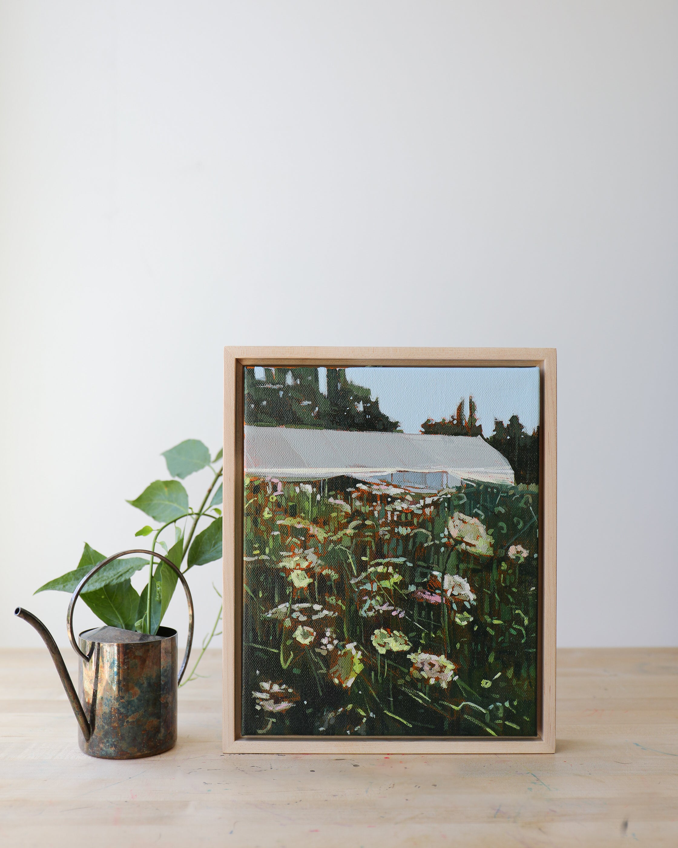 Hoop House Study | 8x10 | Original Painting Framed