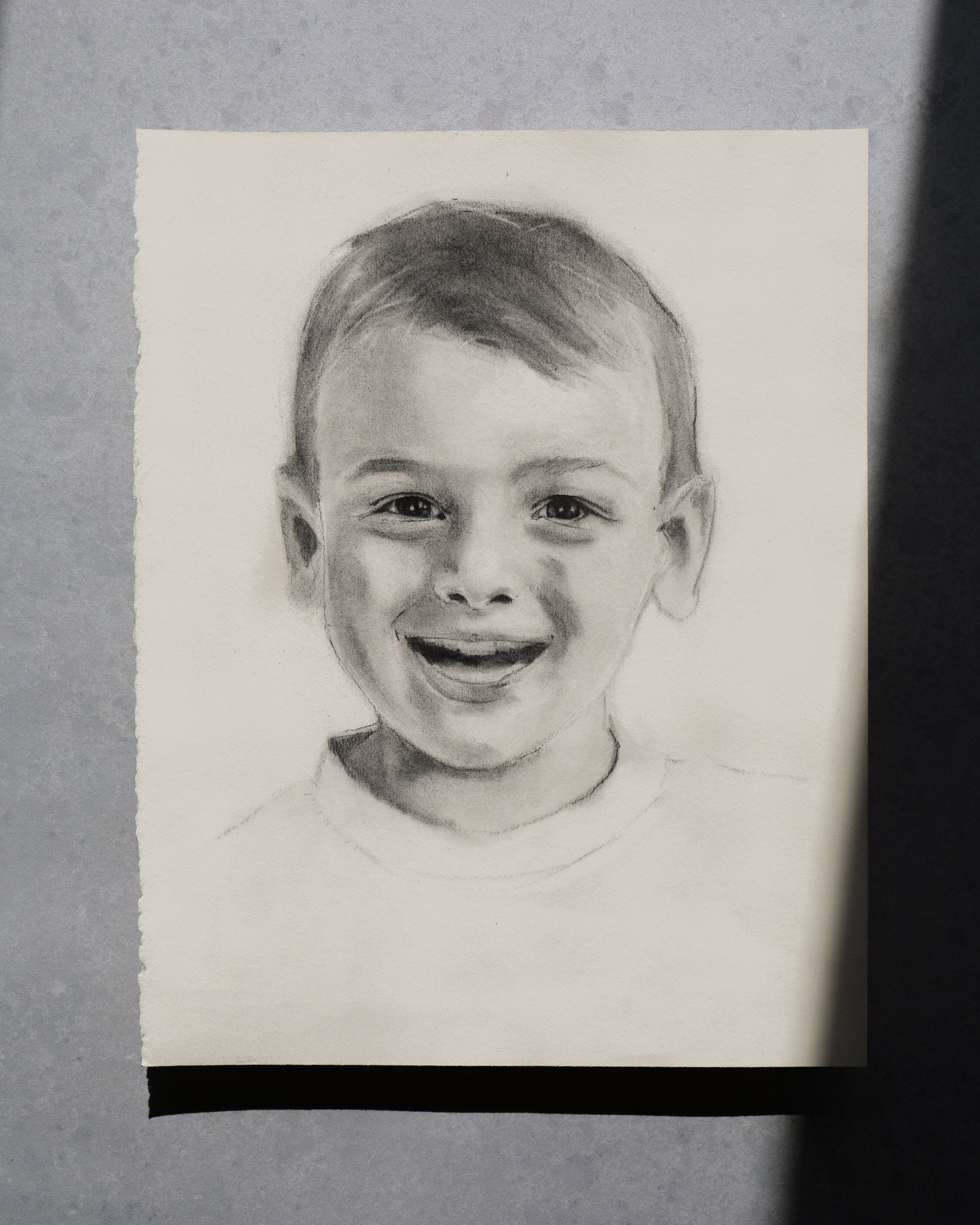 JP Charcoal 1 | 11x14 | Charcoal on Cream Paper