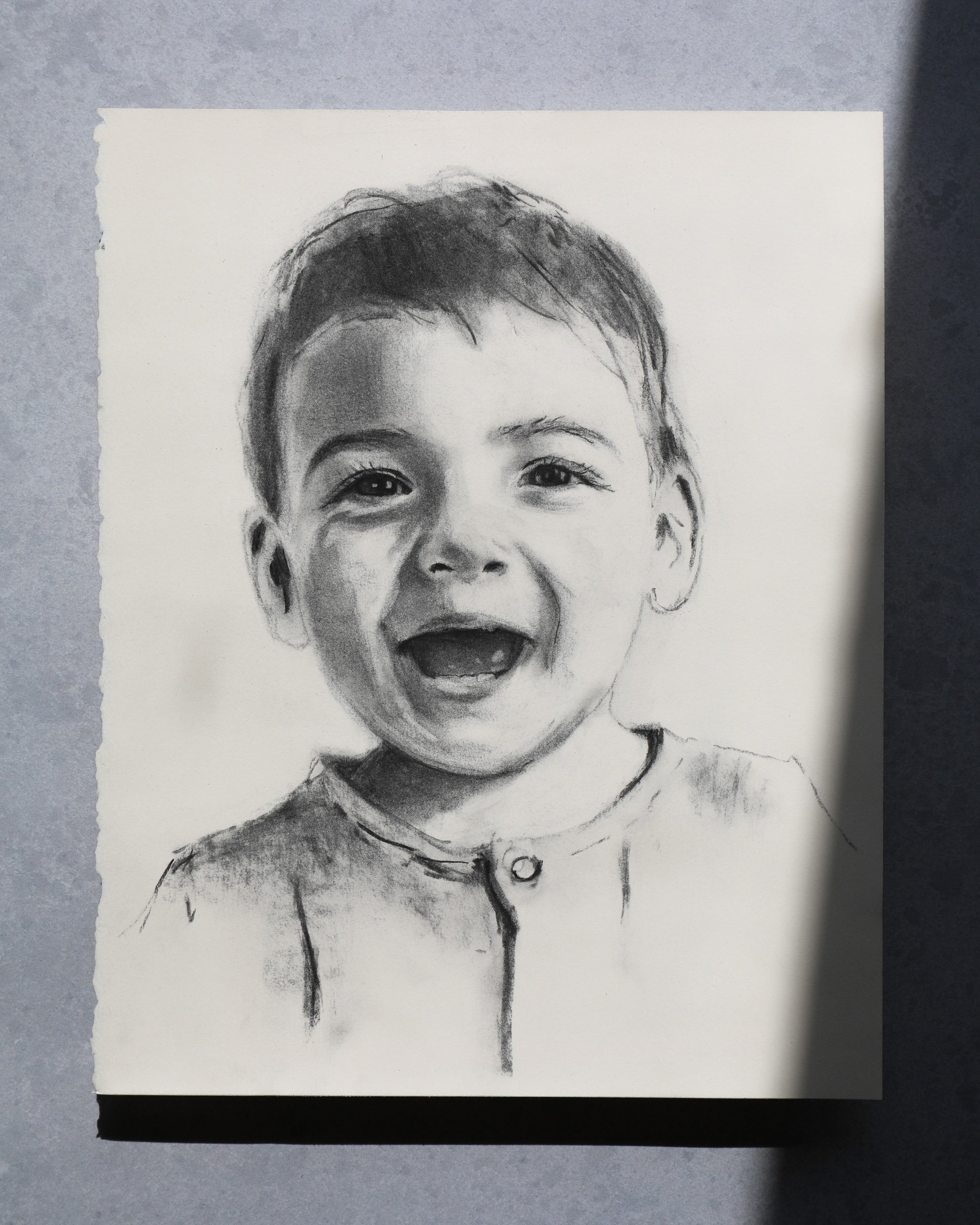 JP Charcoal 3 | 11x14 | Charcoal on Cream Paper
