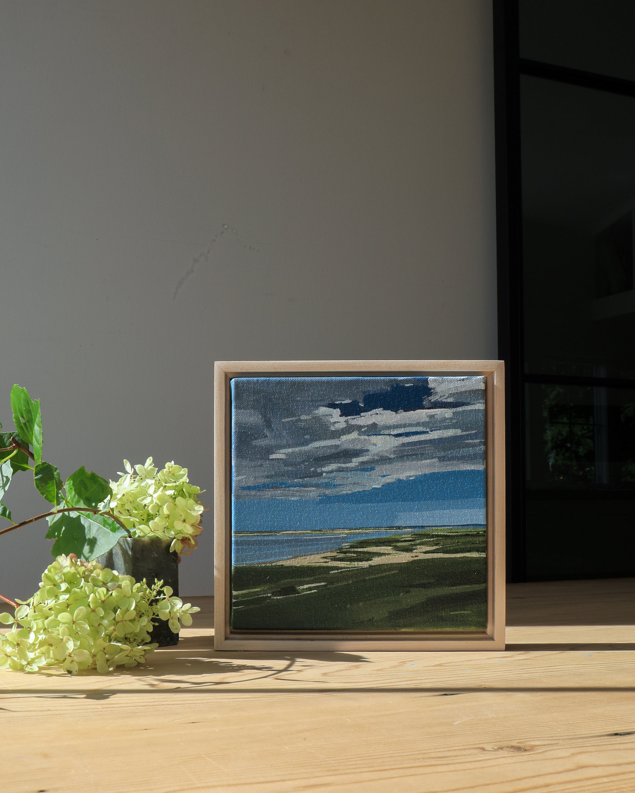Chatham Lighthouse Beach | 8x8 | Acrylic on Canvas Framed