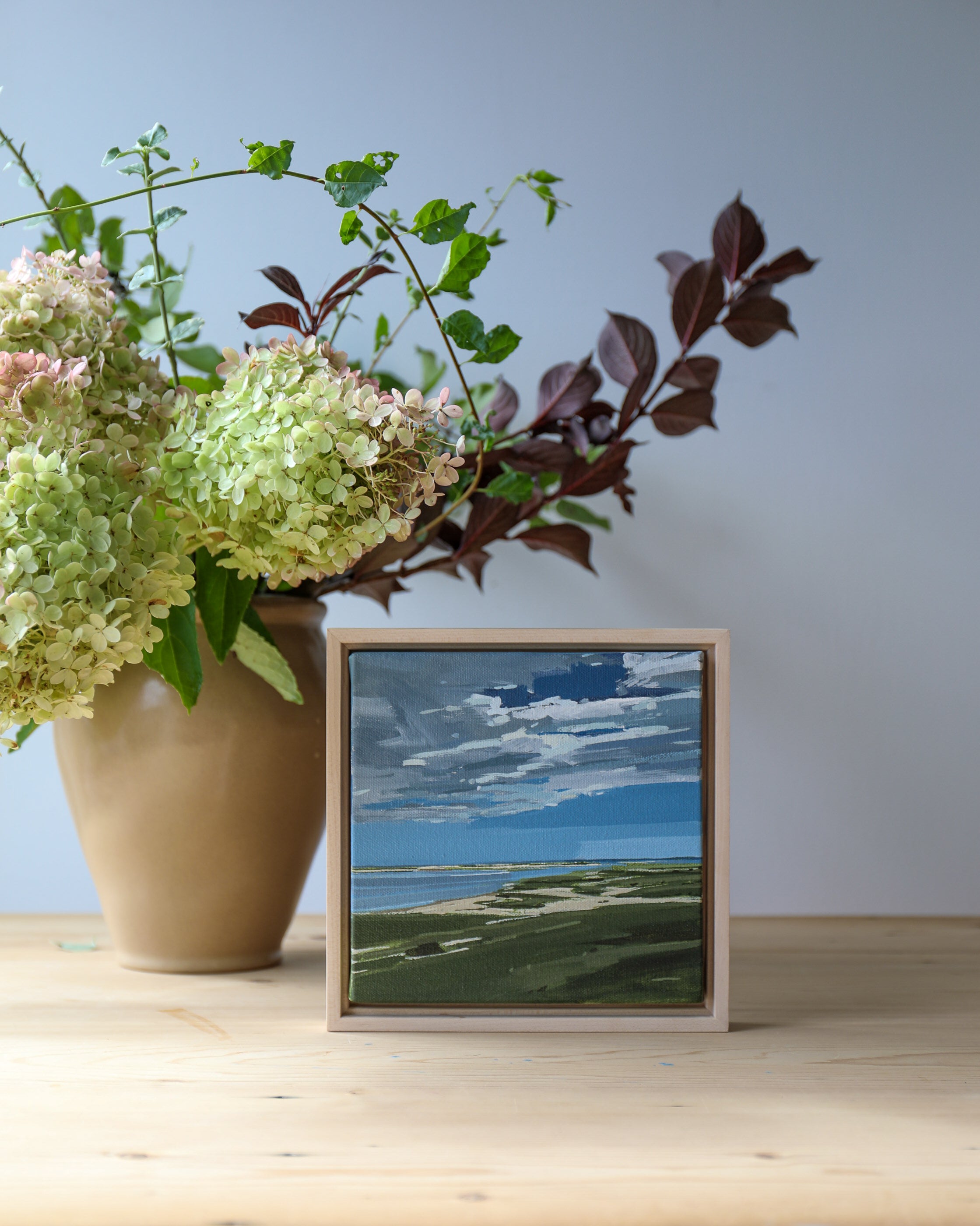 Chatham Lighthouse Beach | 8x8 | Acrylic on Canvas Framed