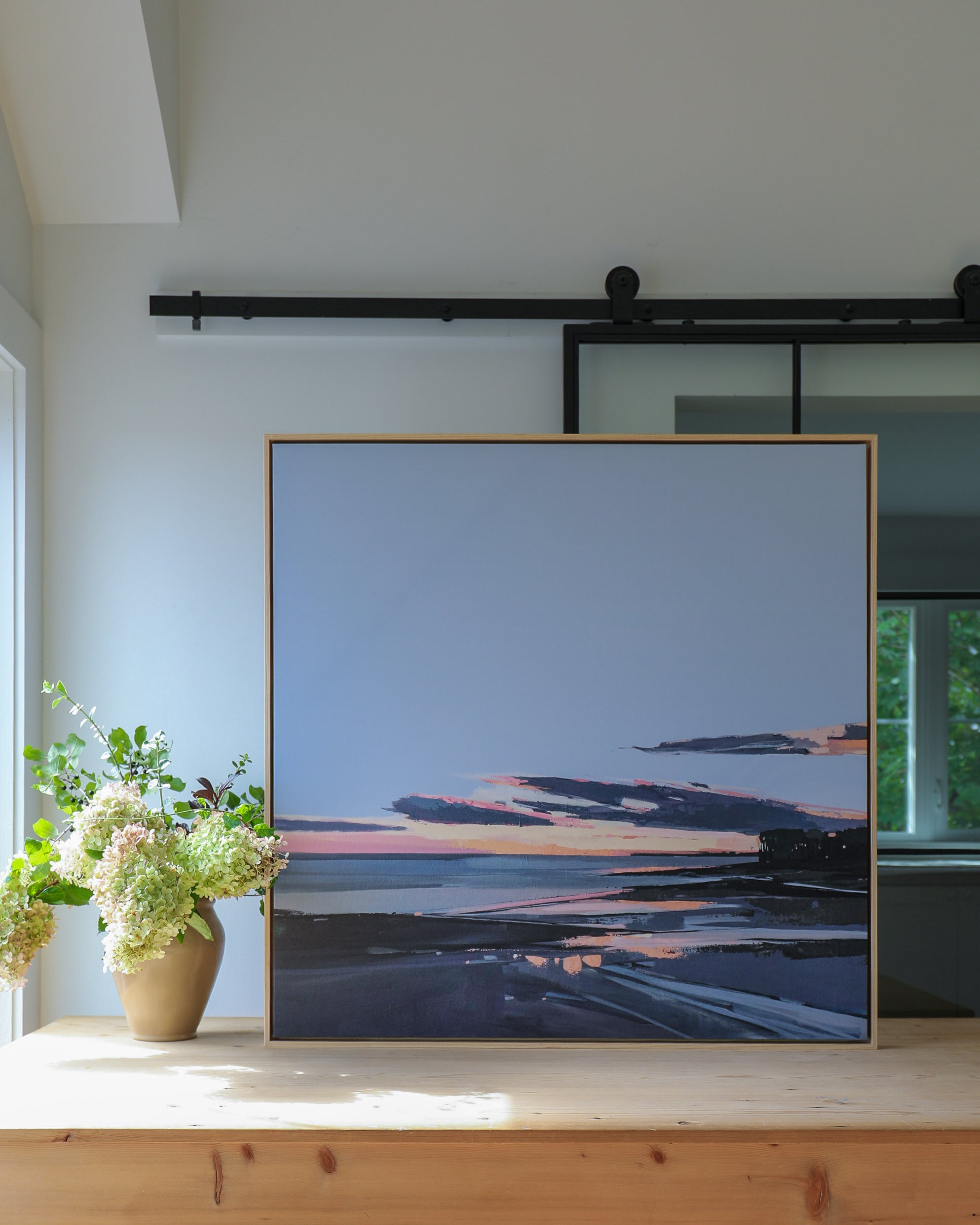SALE Falmouth Sunset Blue | Stretched Print on Canvas