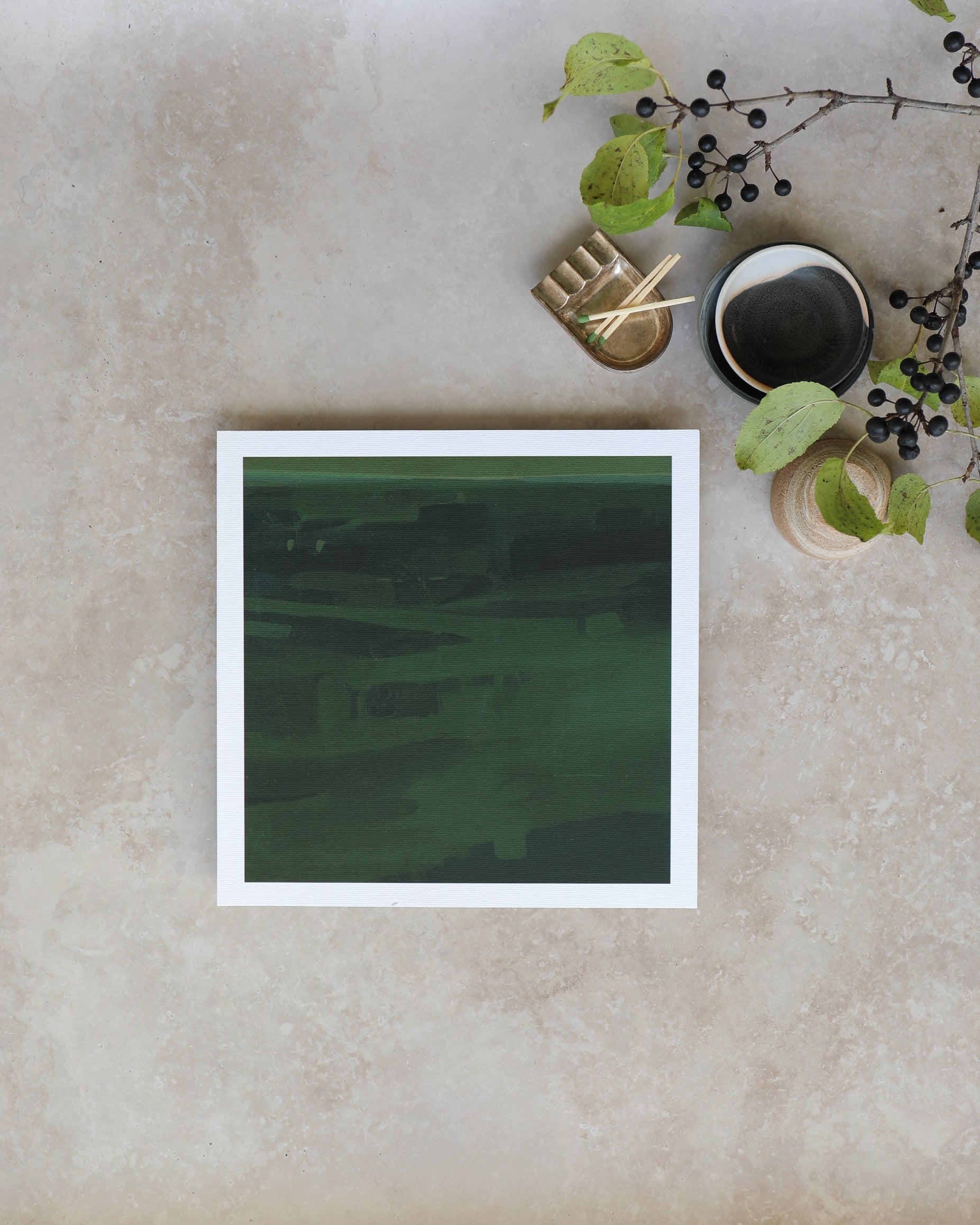 Exploration in Green | Print on Canvas