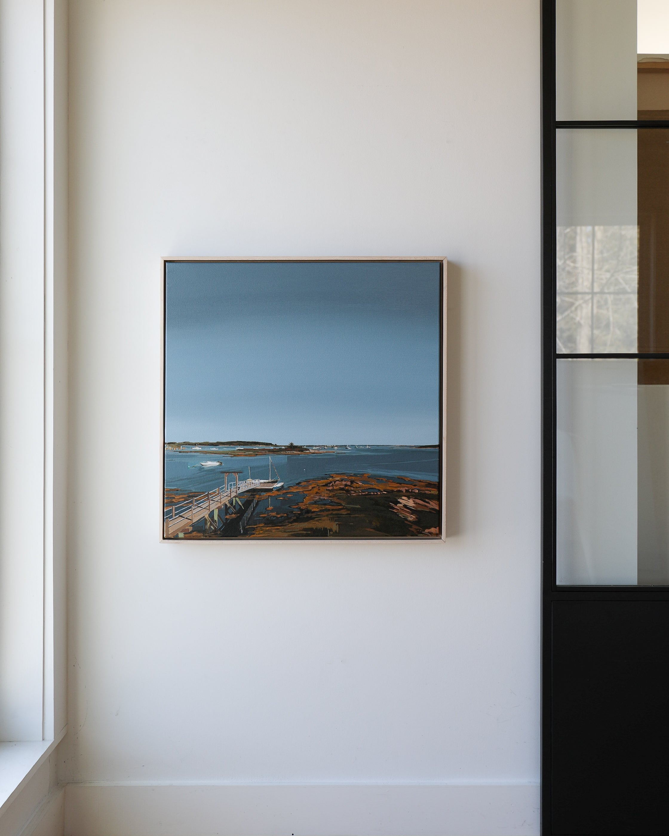 RESERVED KL Commission | 24x24 | Original Acrylic Painting on Canvas Framed