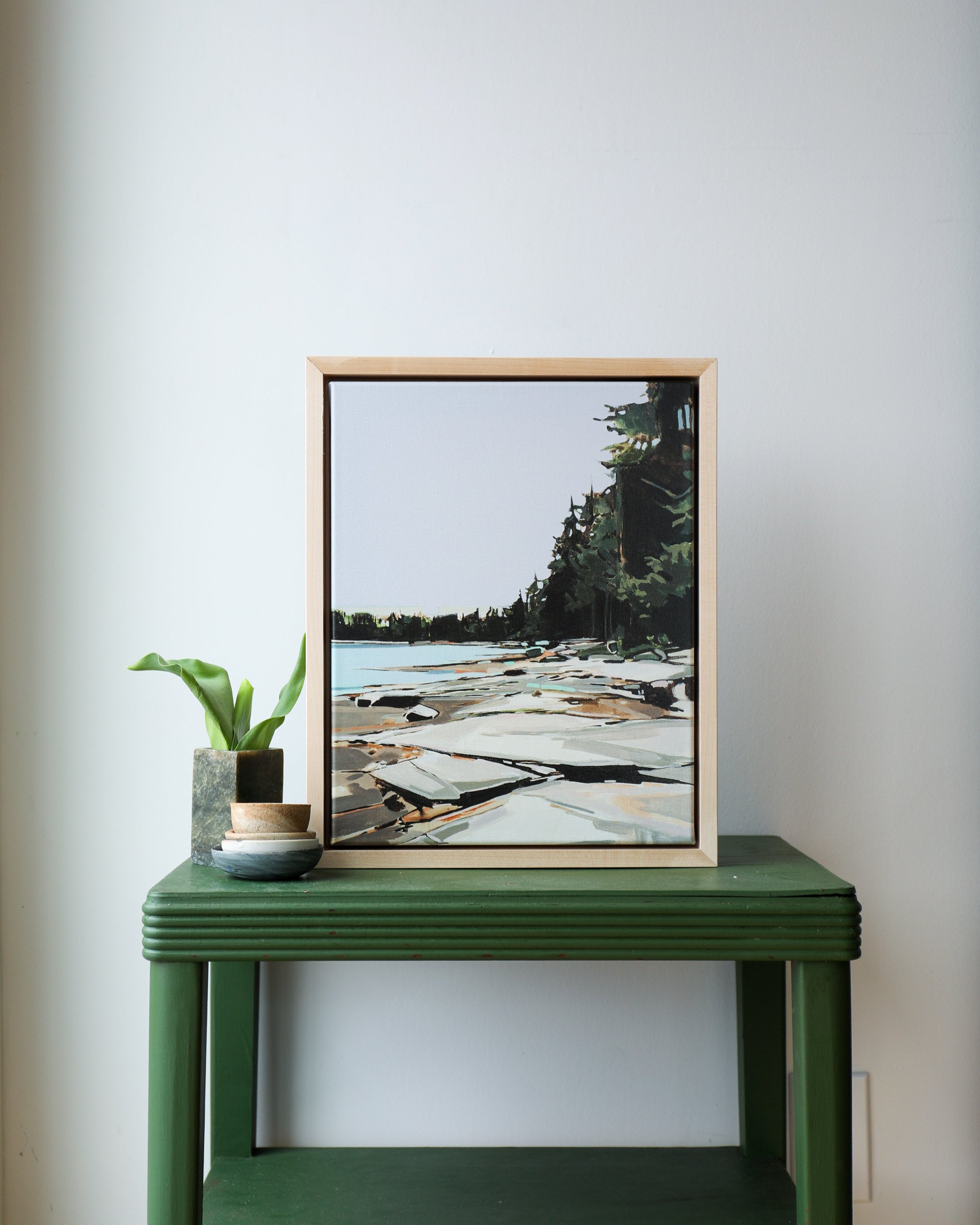 Fernald Cove Periwinkle | Stretched Print on Canvas