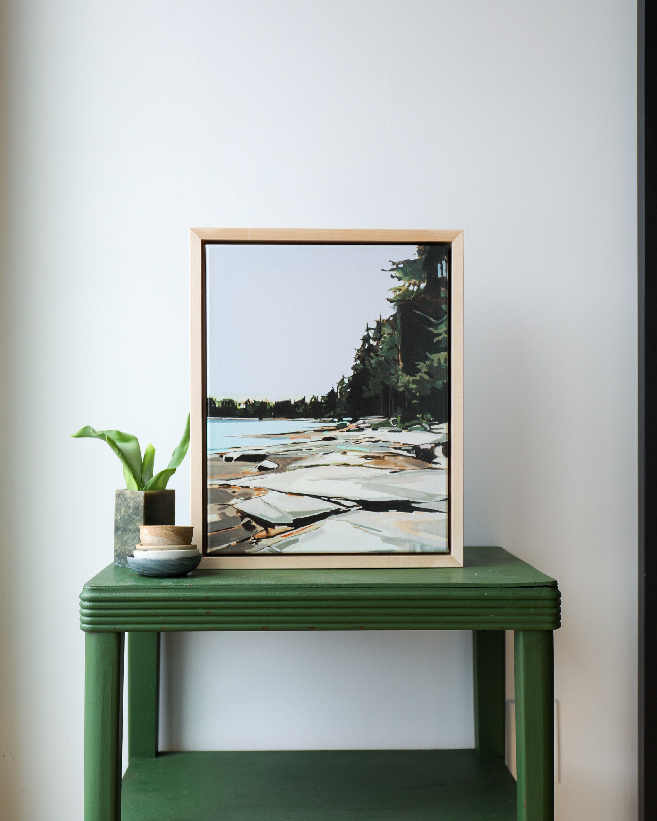 Fernald Cove Periwinkle | Stretched Print on Canvas