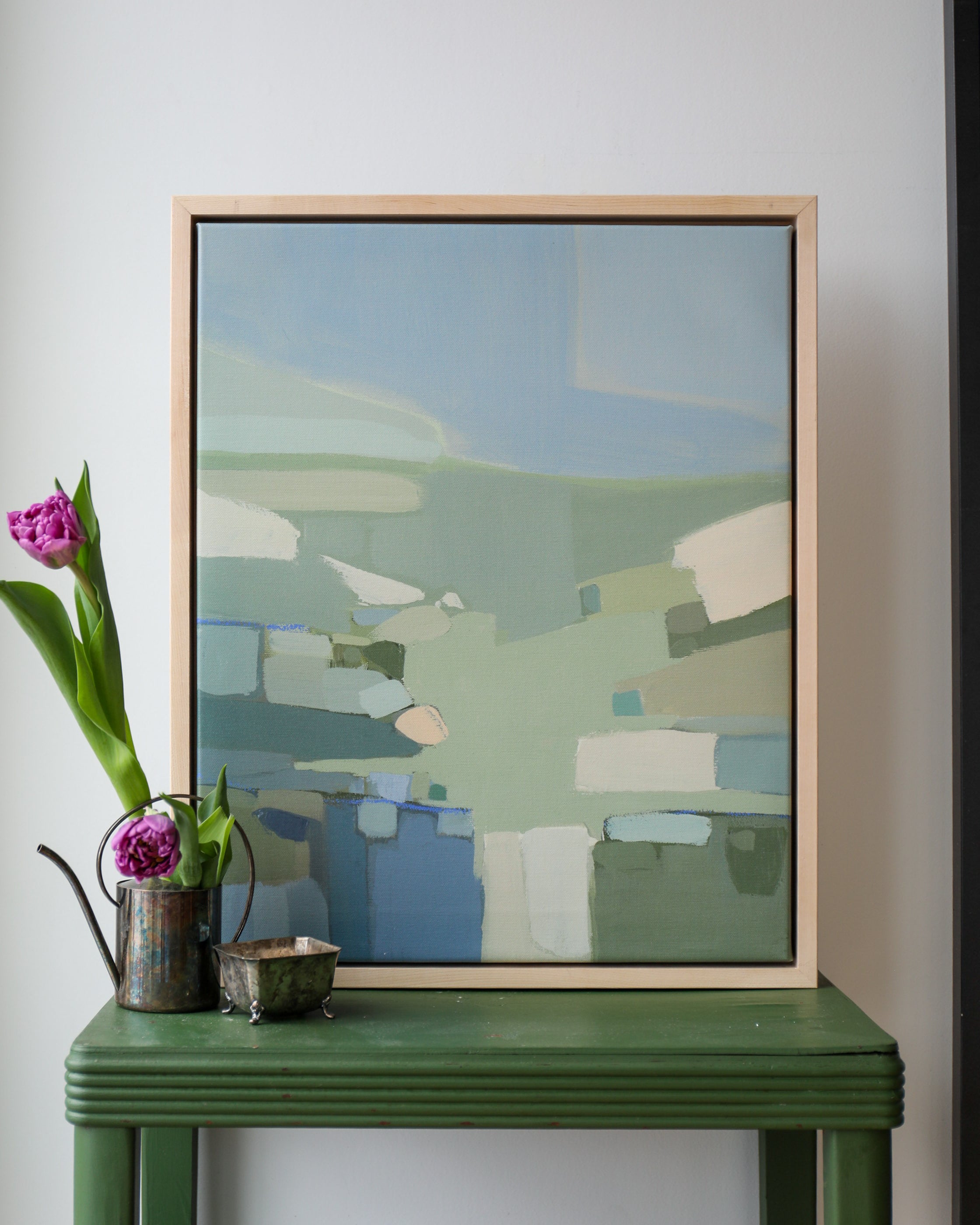 Spring Abstraction | Stretched Print on Canvas