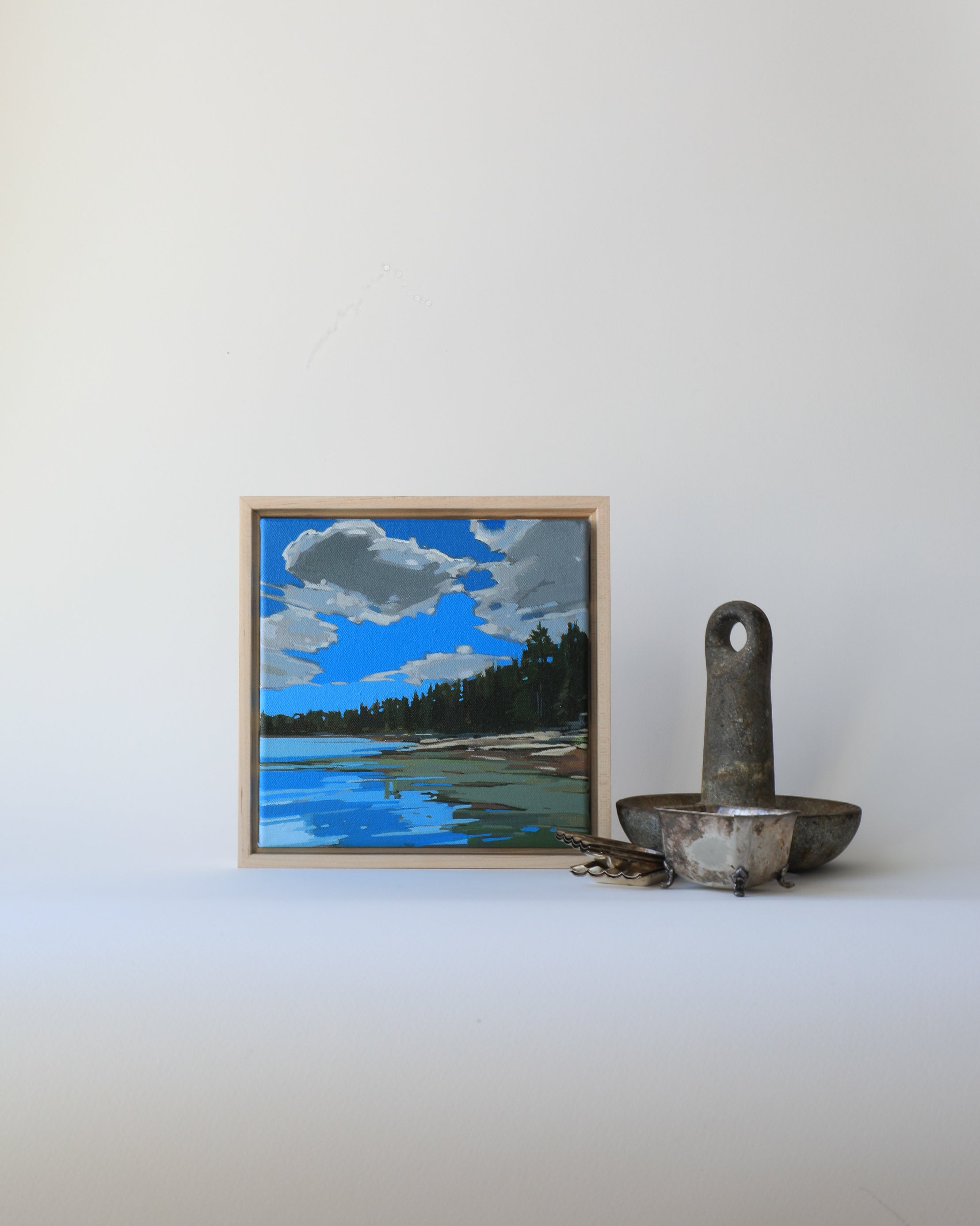 Fernald Cove Study | 8x8 | Acrylic on Canvas Framed