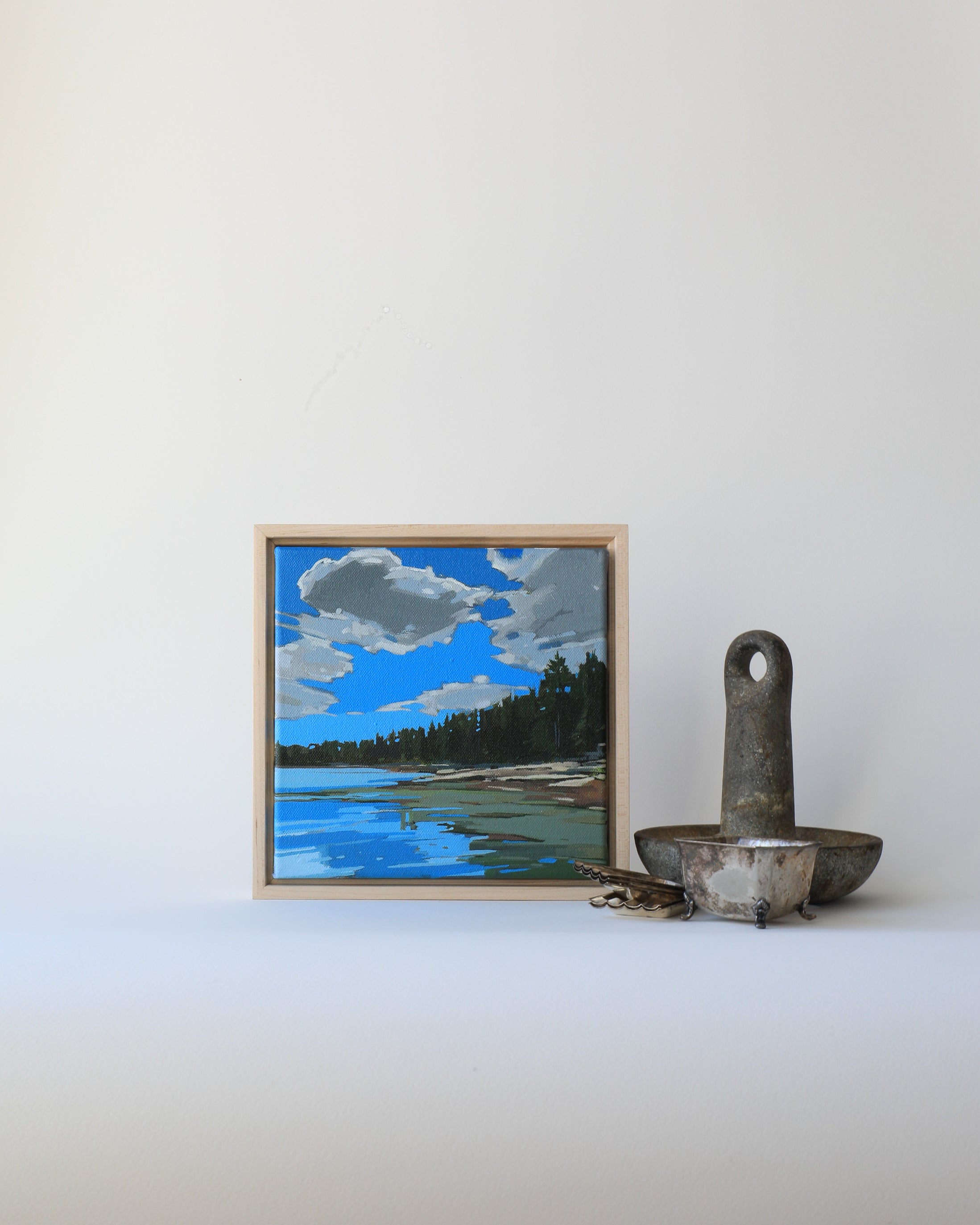 Fernald Cove Study | 8x8 | Acrylic on Canvas Framed