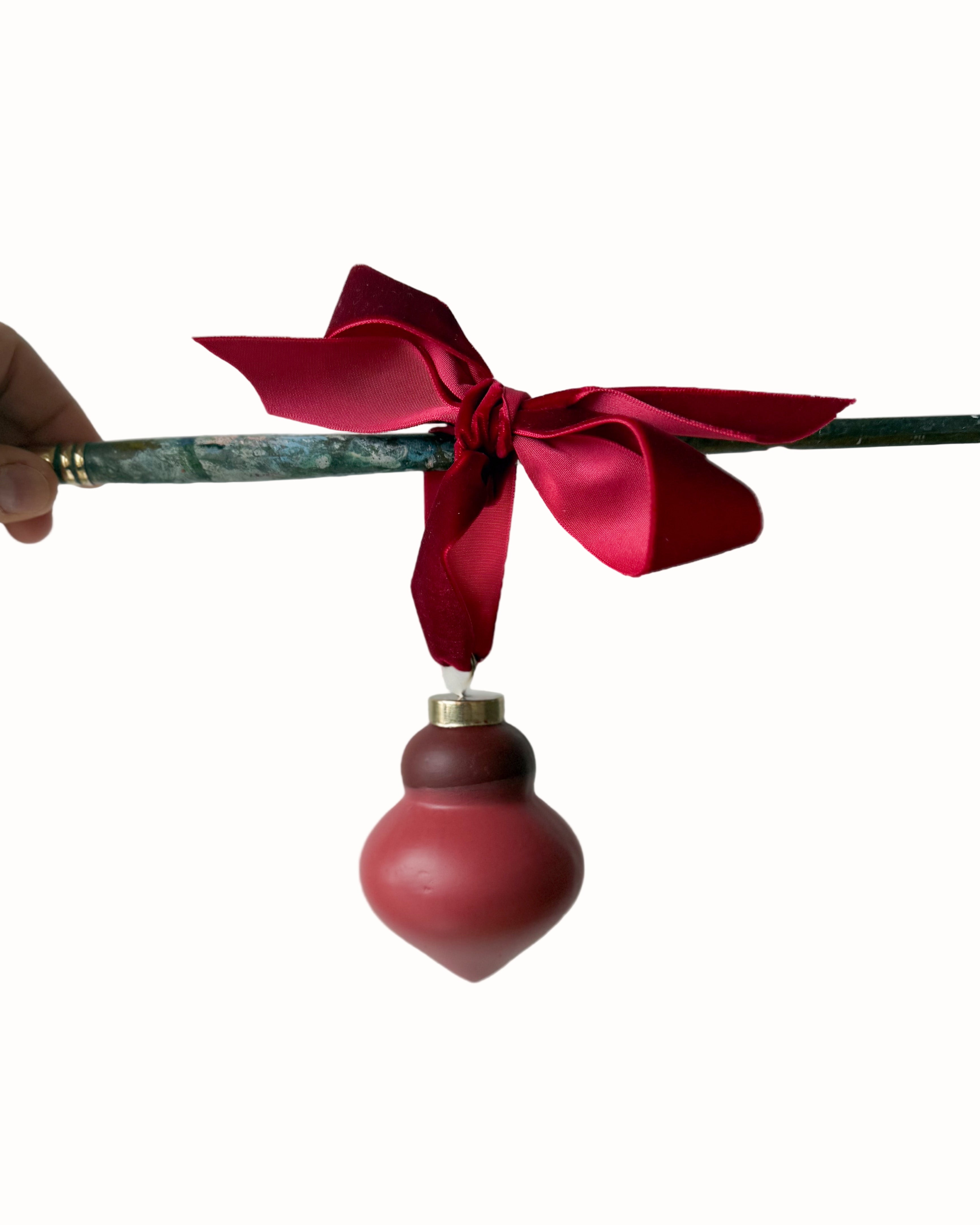 Original Hand-Dipped Ceramic Ornament | Fancy