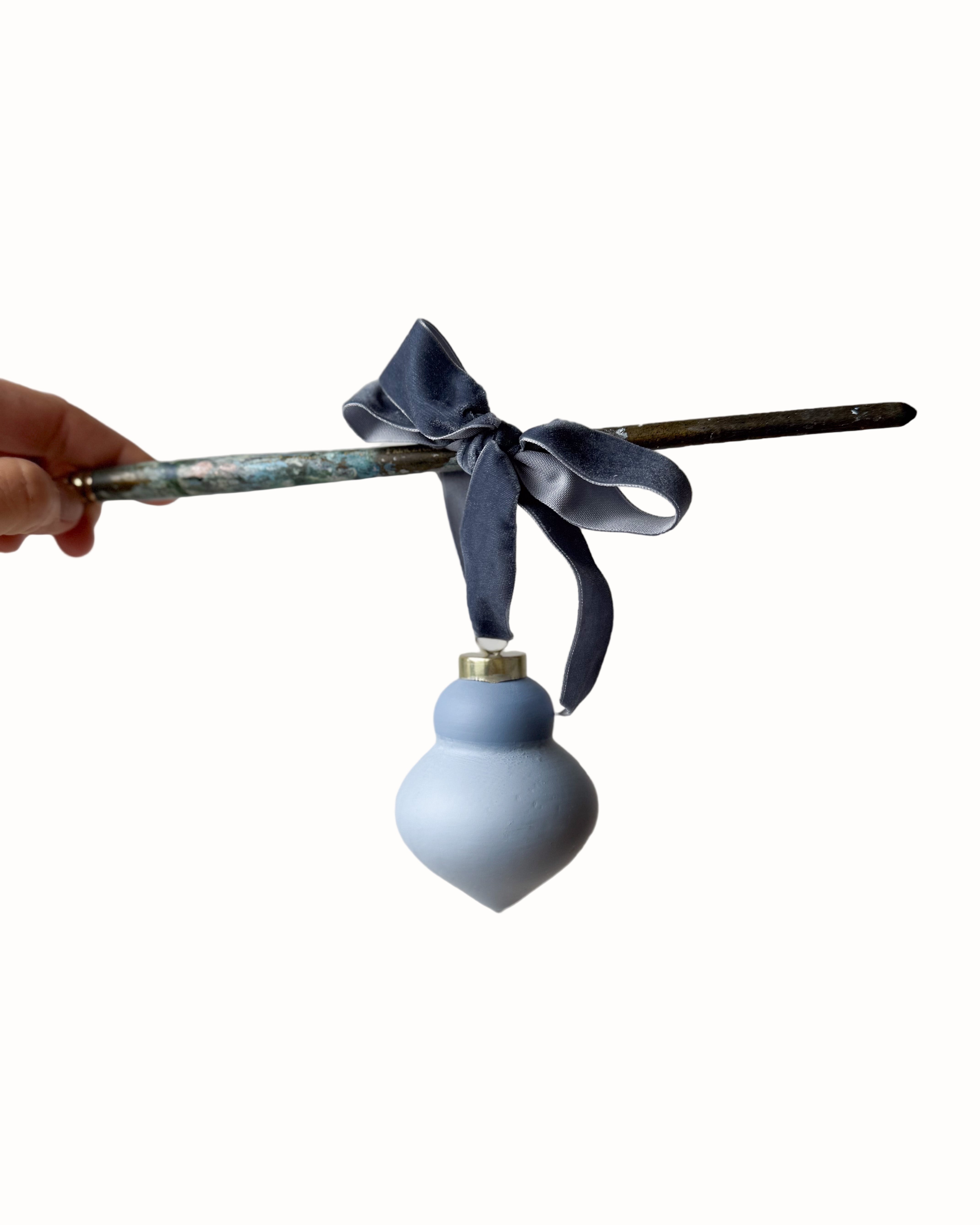 Original Hand-Dipped Ceramic Ornament | Fancy